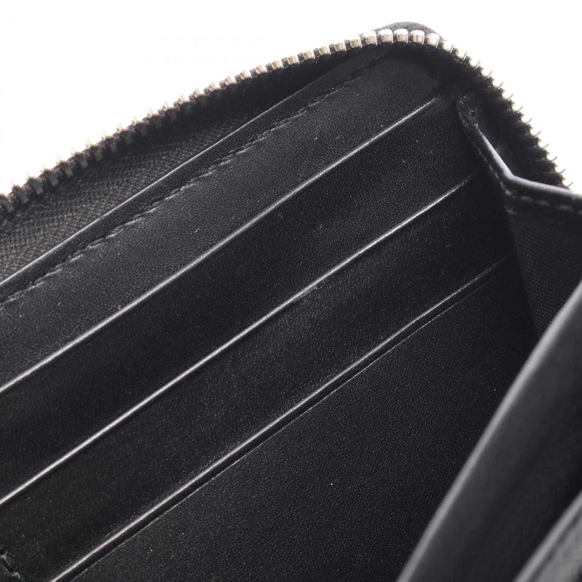 Gucci Black Pvc Leather Long Wallet (Bi-Fold) (Pre-Owned)