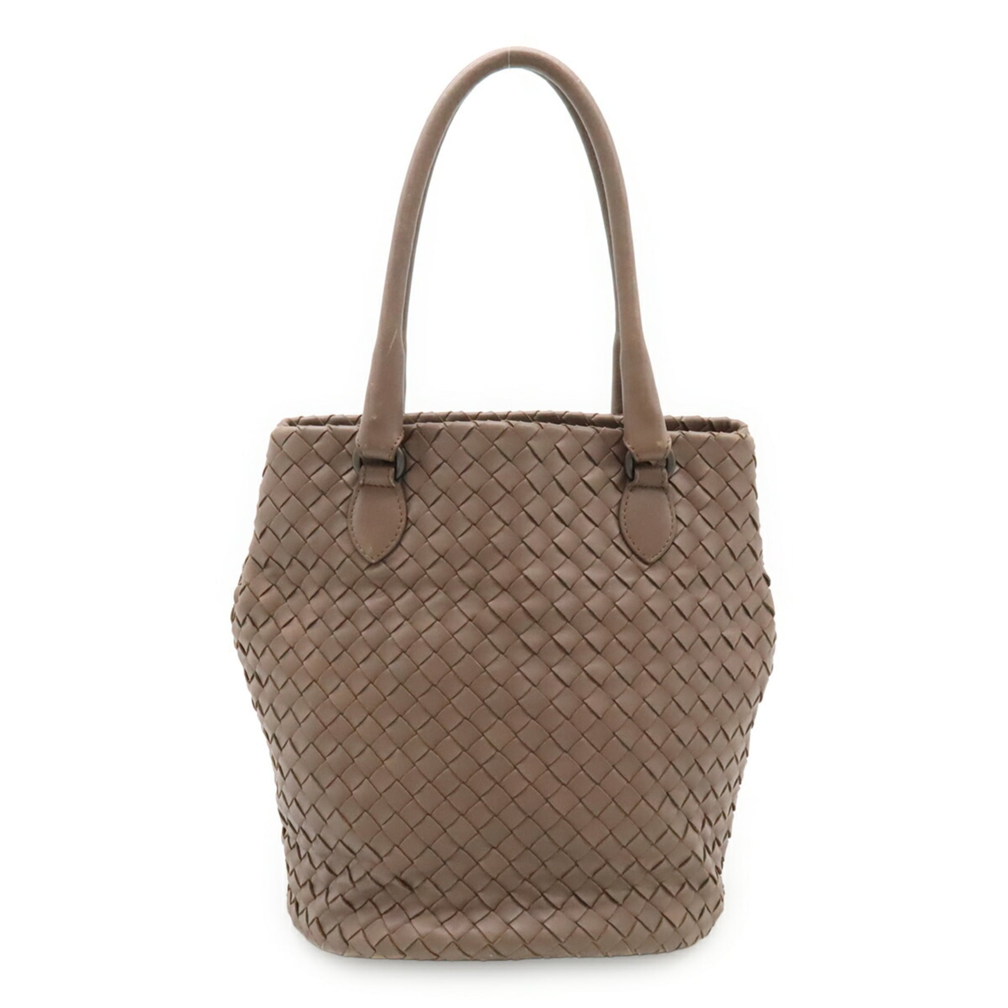 Bottega Veneta Pink Leather Handbag Tote Bag (Pre-Owned)