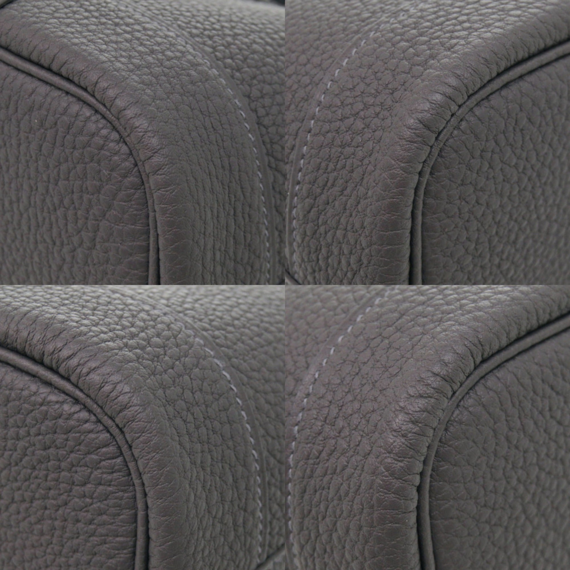 Hermes Ardoise Negonda Leather Handbag (Pre-Owned)