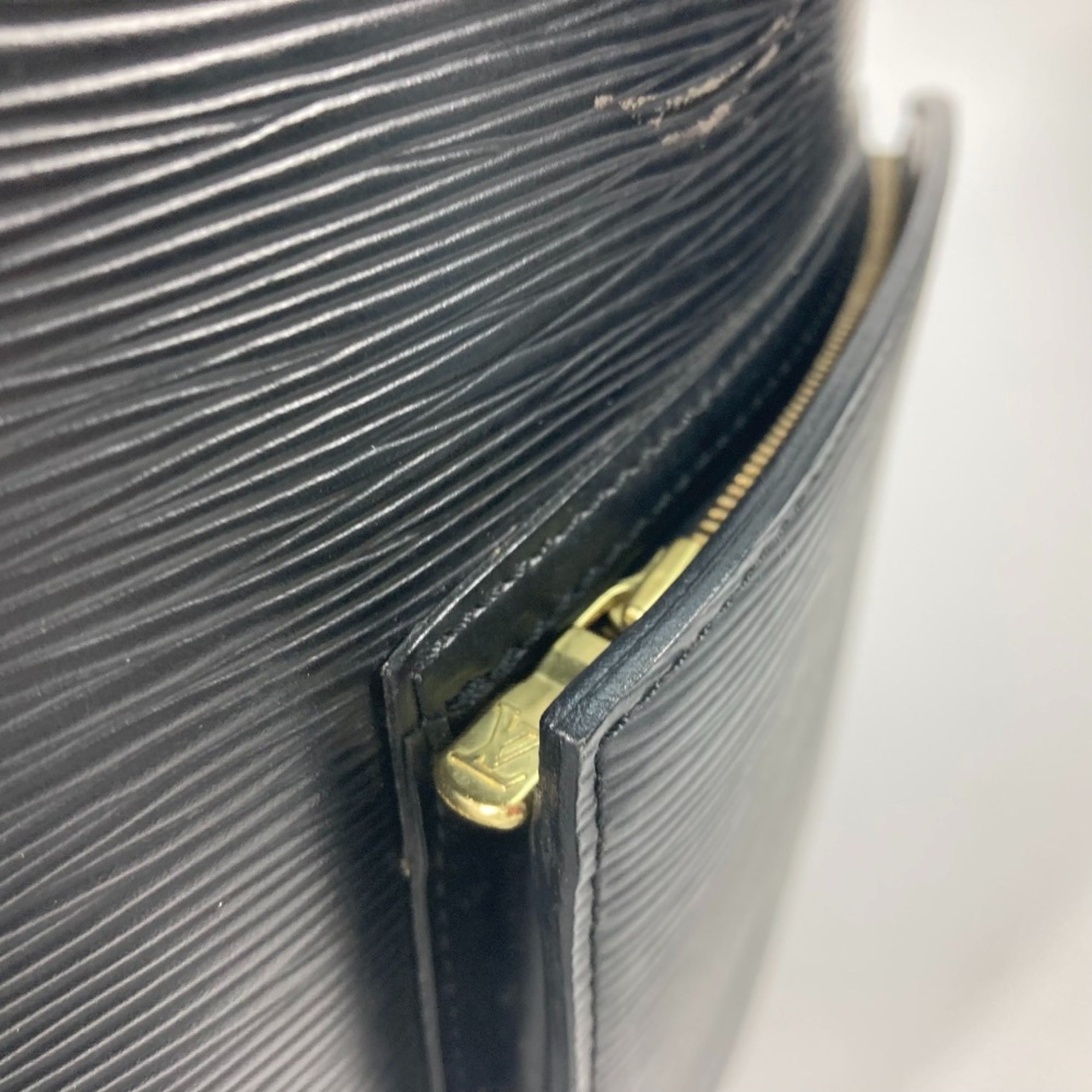 Louis Vuitton Black Galle Noir Epi Leather Backpack (Pre-Owned)