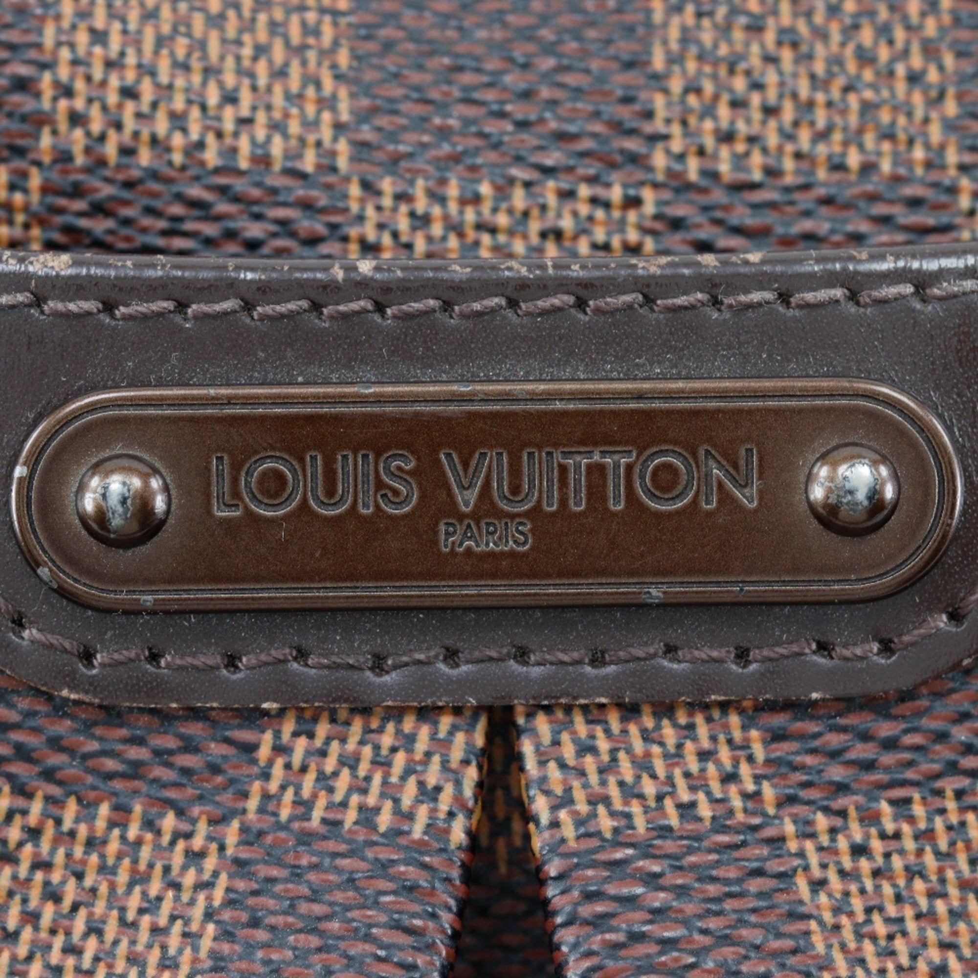 Louis Vuitton Brown Damier Canvas Shoulder Bag (Pre-Owned)