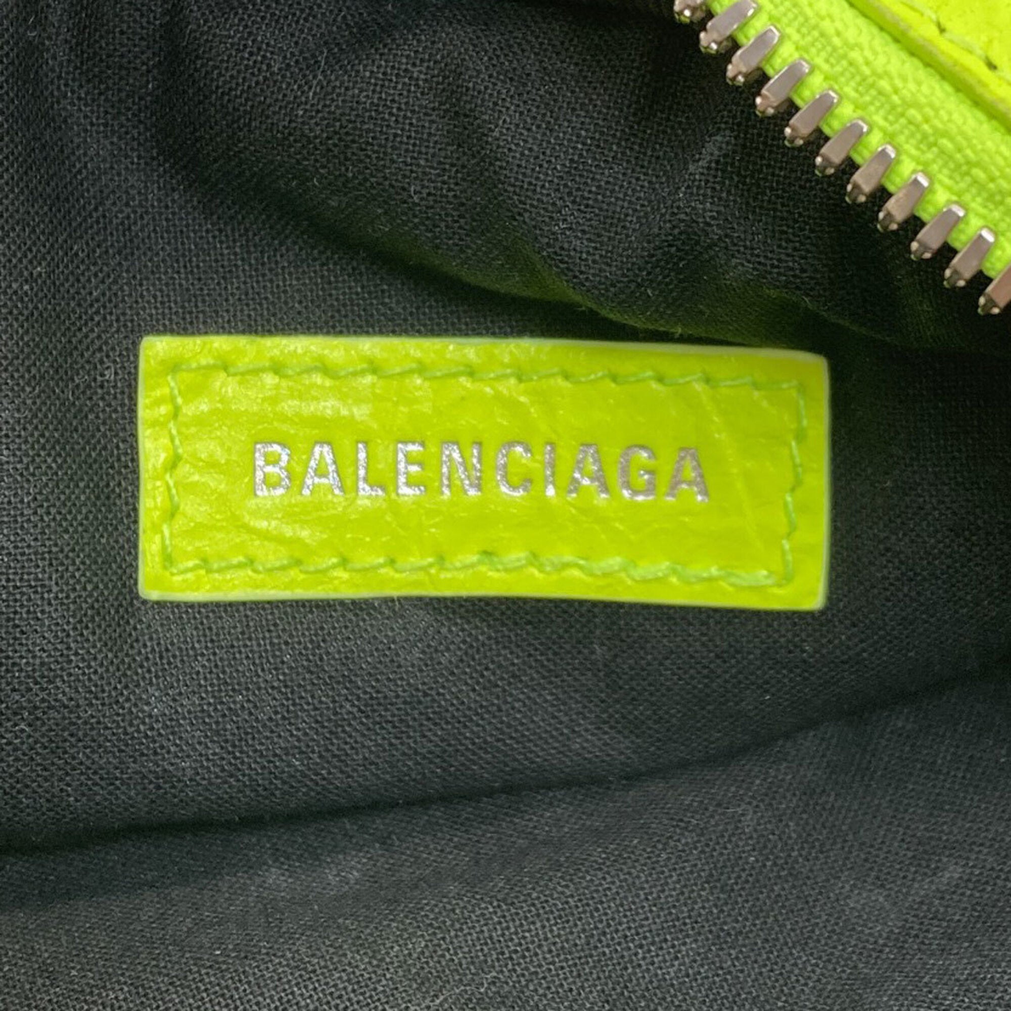 Balenciaga Yellow Pouch Shoulder Bag (Pre-Owned)