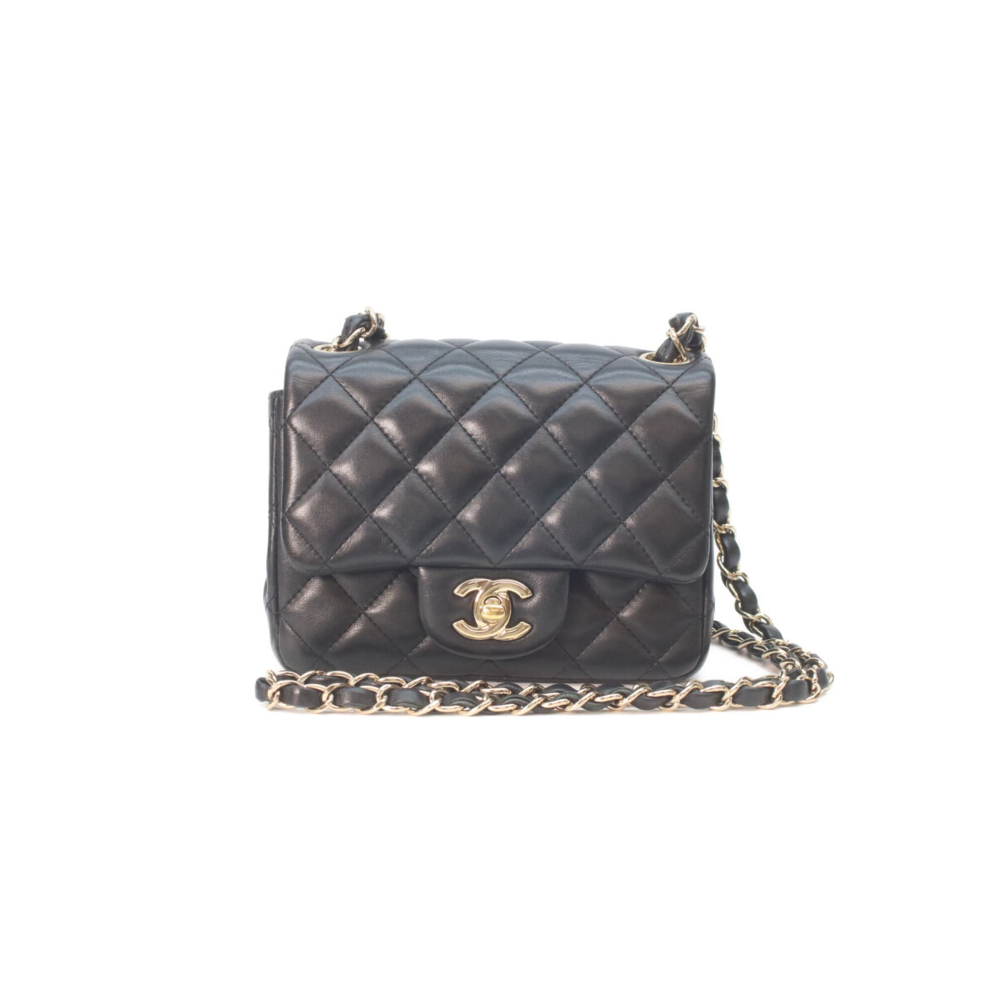 Chanel Black Leather Shoulder Bag (Pre-Owned)