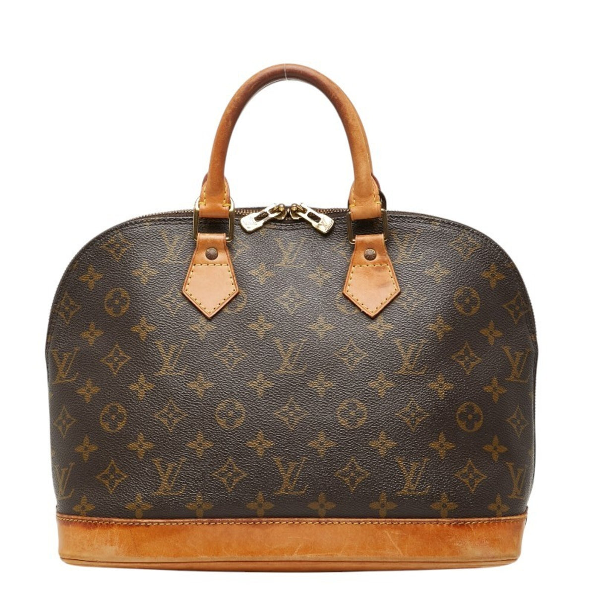 Louis Vuitton Brown Pvc Leather Handbag (Pre-Owned)
