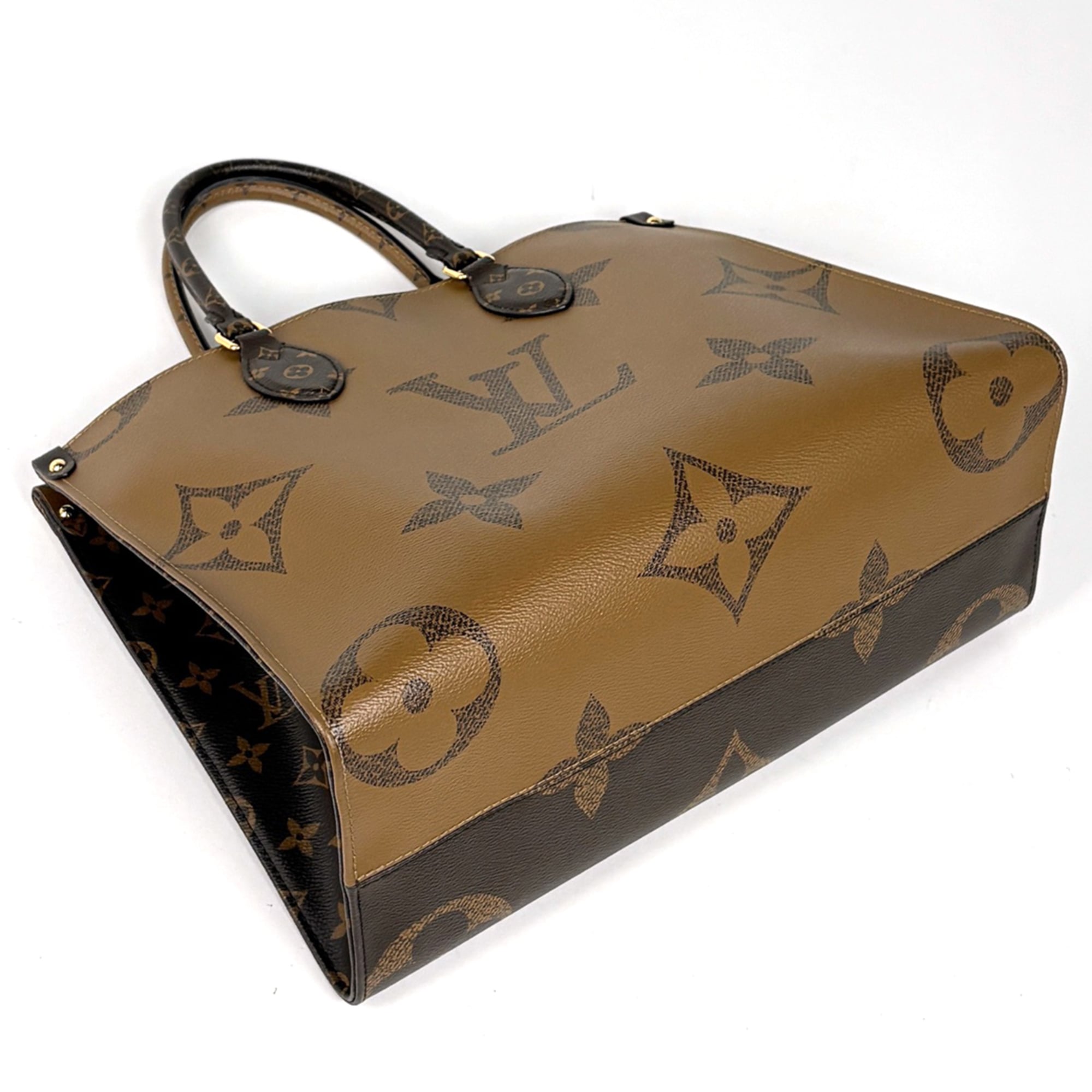 Louis Vuitton Brown Monogram Reverse Shoulder Bag Tote Bag (Pre-Owned)