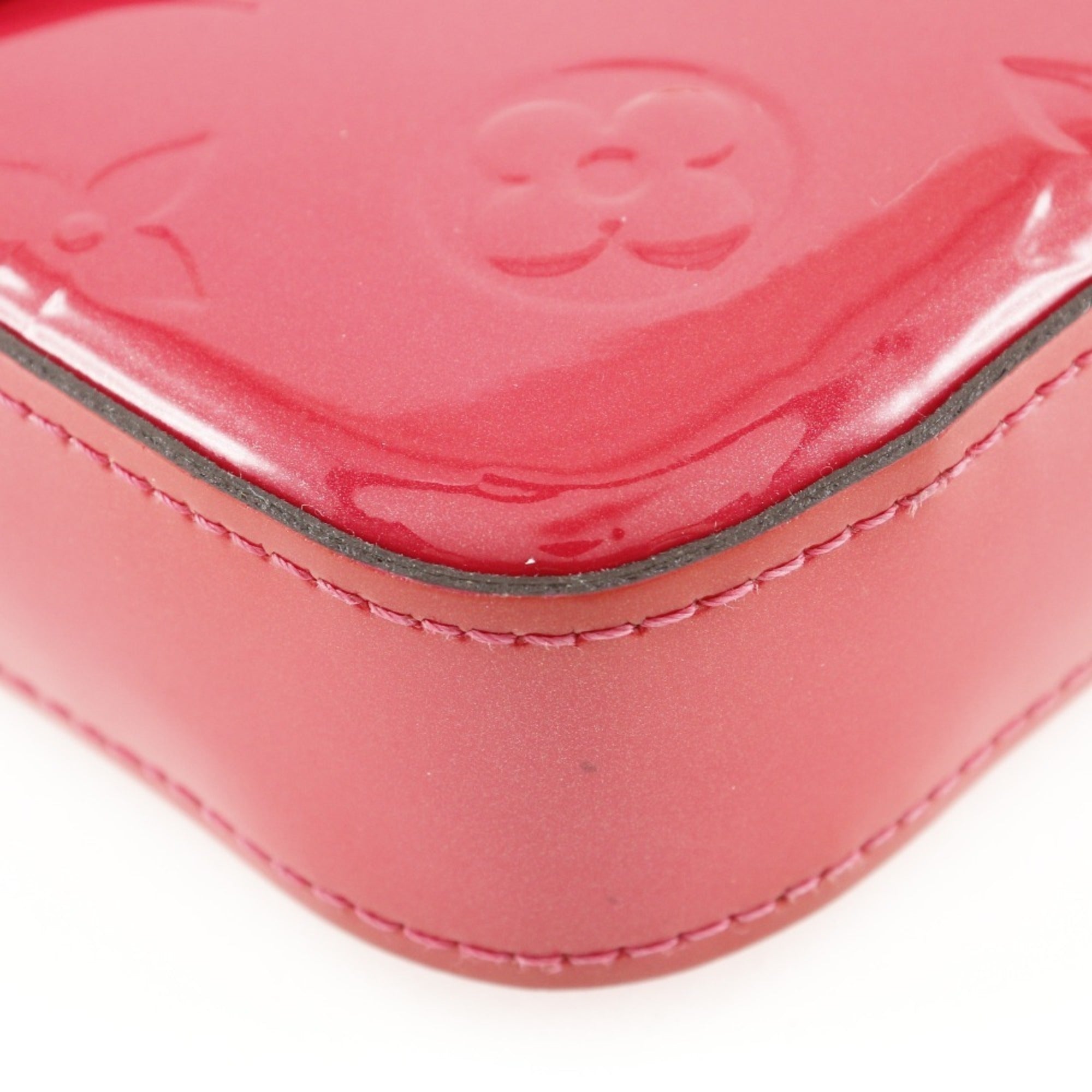Louis Vuitton Monogram Vernis Hot Pink Monogram Vernis Chain/Shoulder Wallet (Pre-Owned)