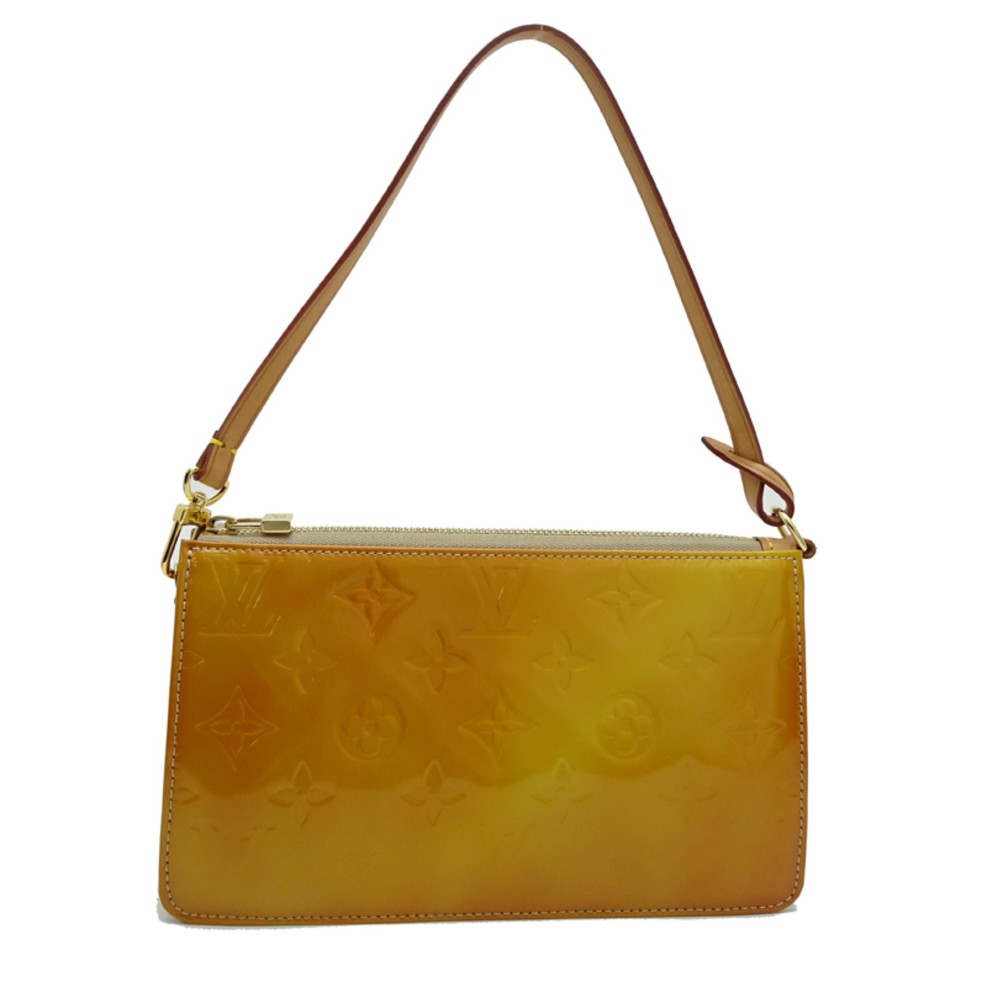 Louis Vuitton Yellow Monogram Vernis Pouch (Pre-Owned)