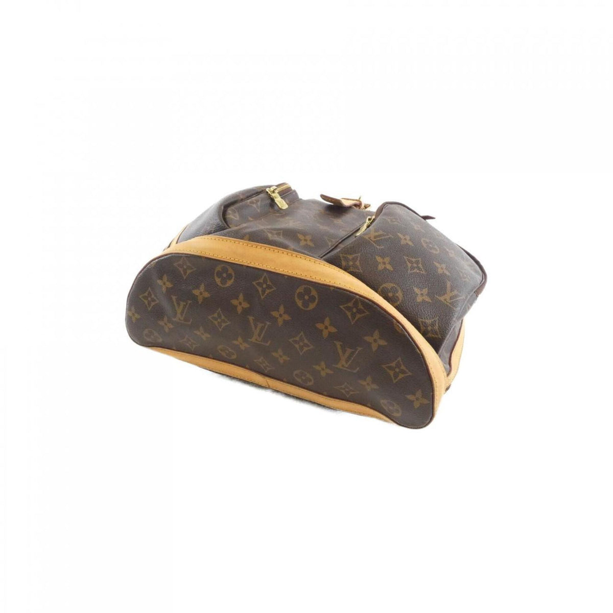 Louis Vuitton Monogram Marron Coated Canvas Backpack (Pre-Owned)