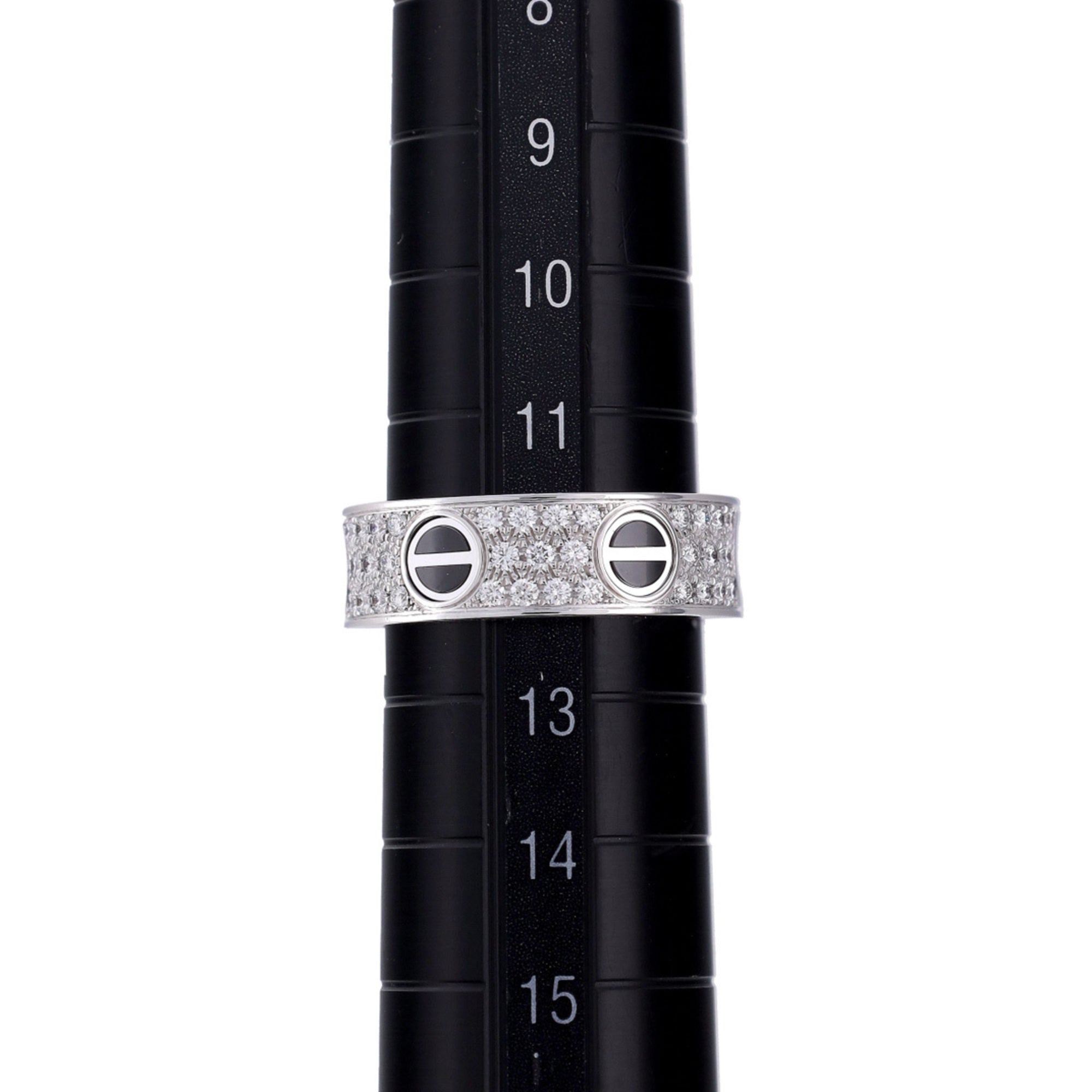 Cartier White Gold (18K) Ceramic Band Ring (Pre-Owned)
