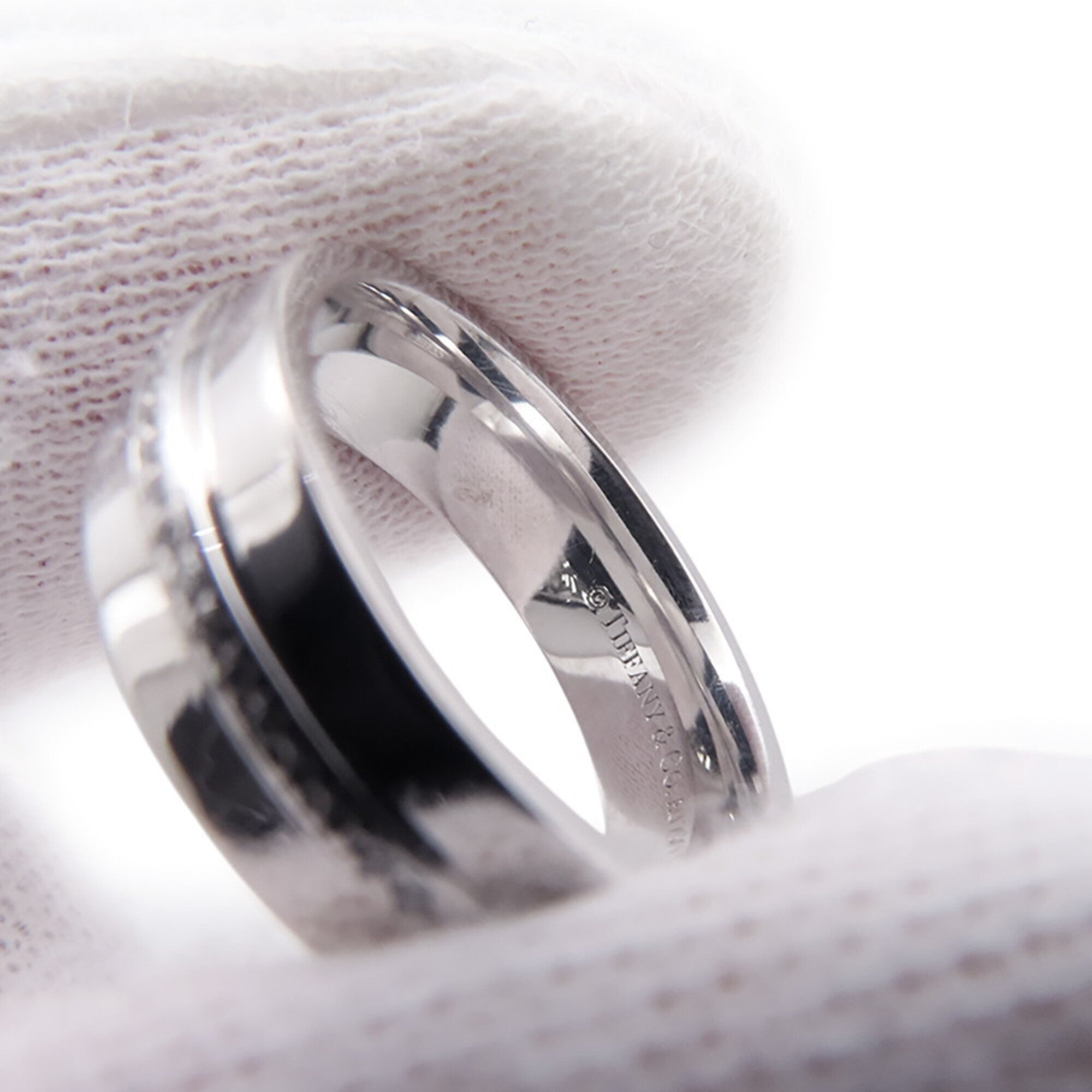 Tiffany White Gold (18K) Band Ring (Pre-Owned)
