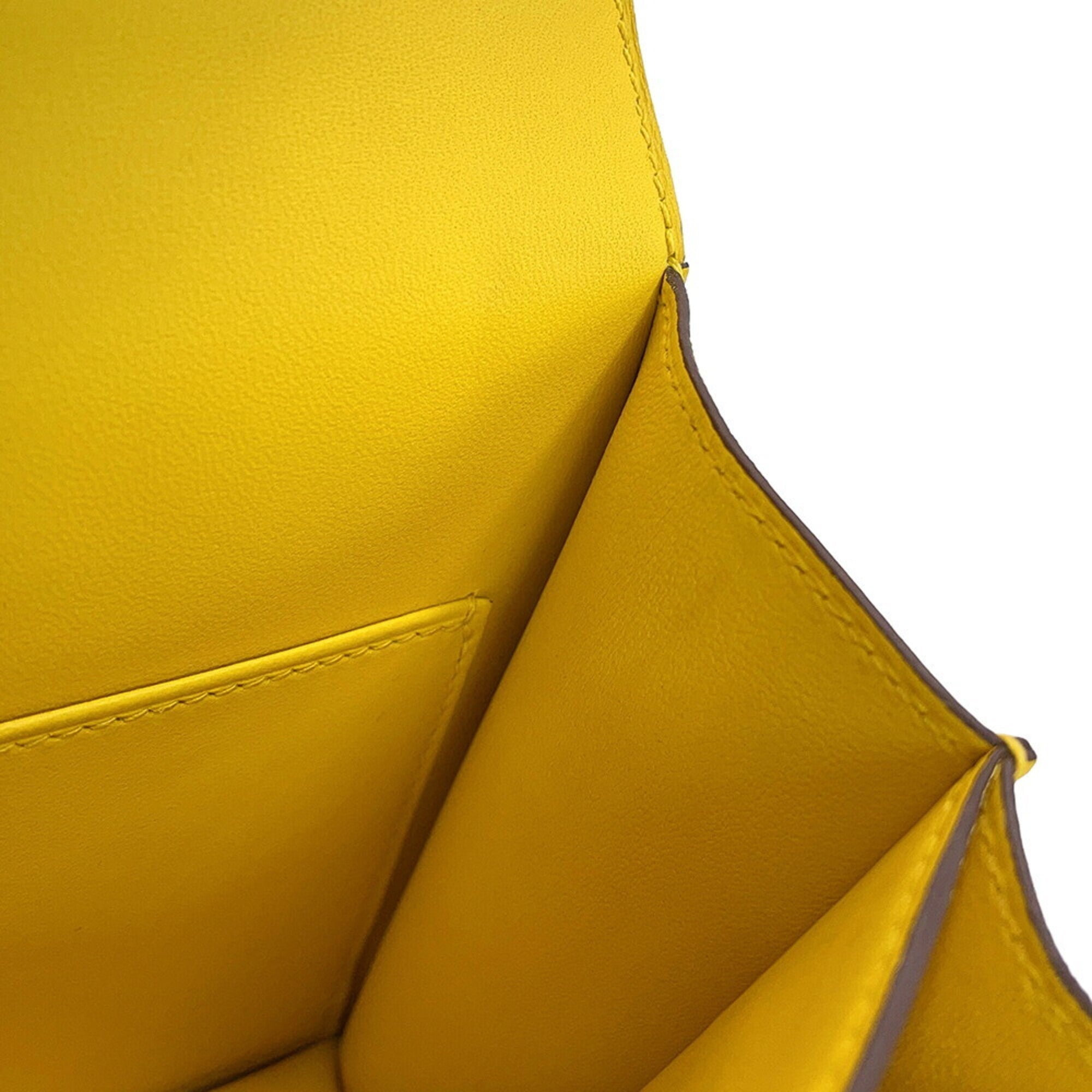 Hermes Yellow Epsom Leather Shoulder Bag (Pre-Owned)
