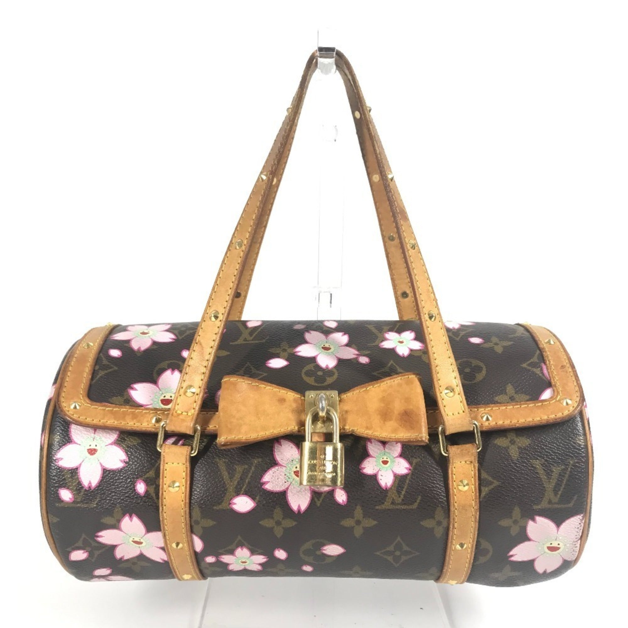 Louis Vuitton Brown Monogram Pink Monogram Handbag Shoulder Bag Tote Bag (Pre-Owned)
