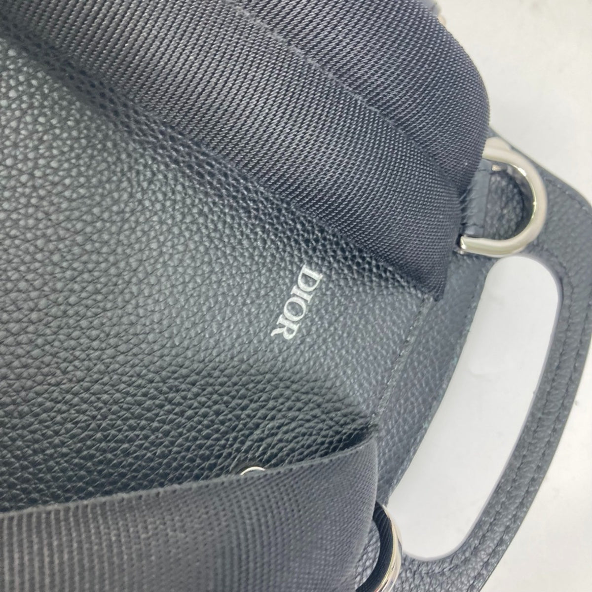 Christian Dior Black Leather Backpack (Pre-Owned)