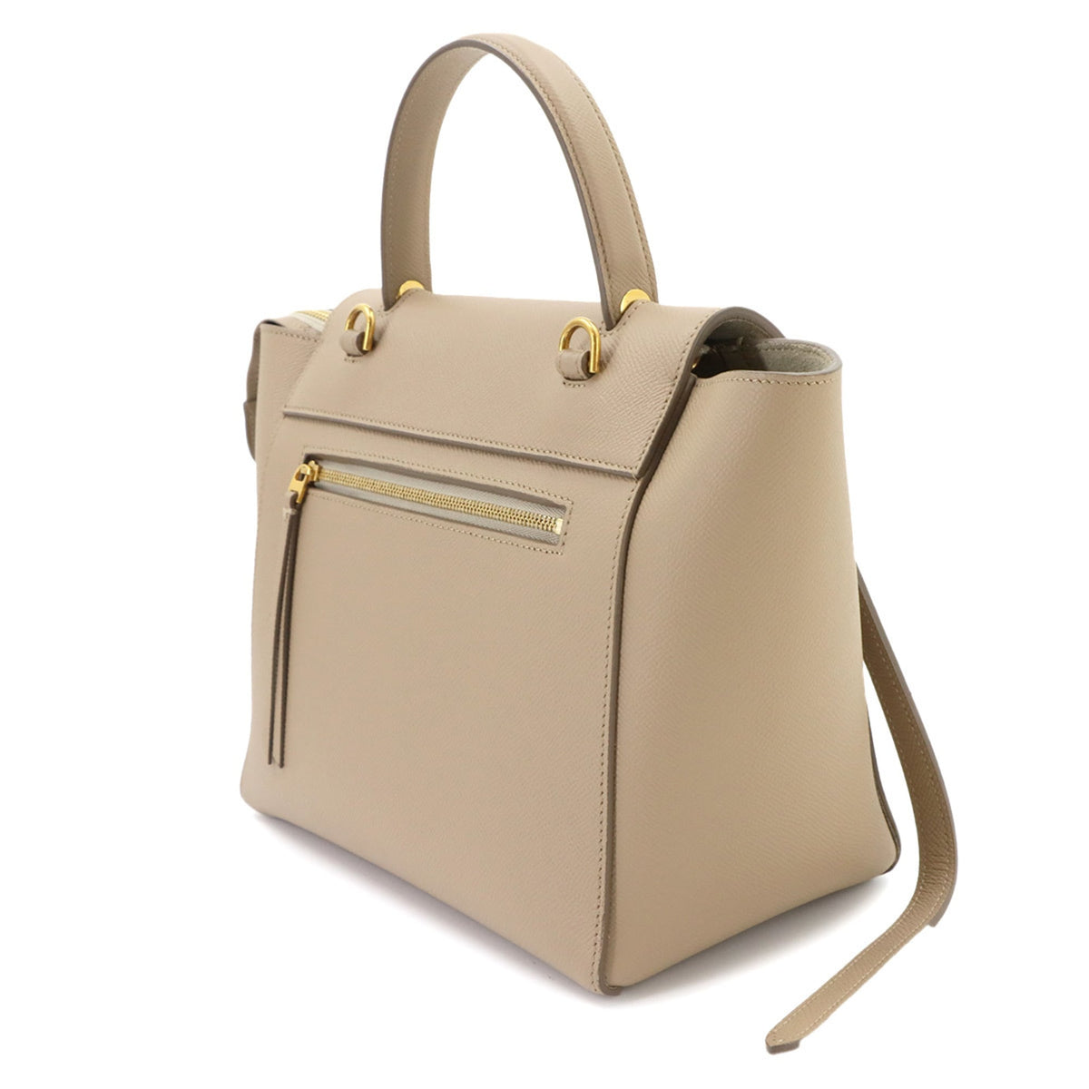 Celine Beige Leather Fanny Pack Handbag (Pre-Owned)