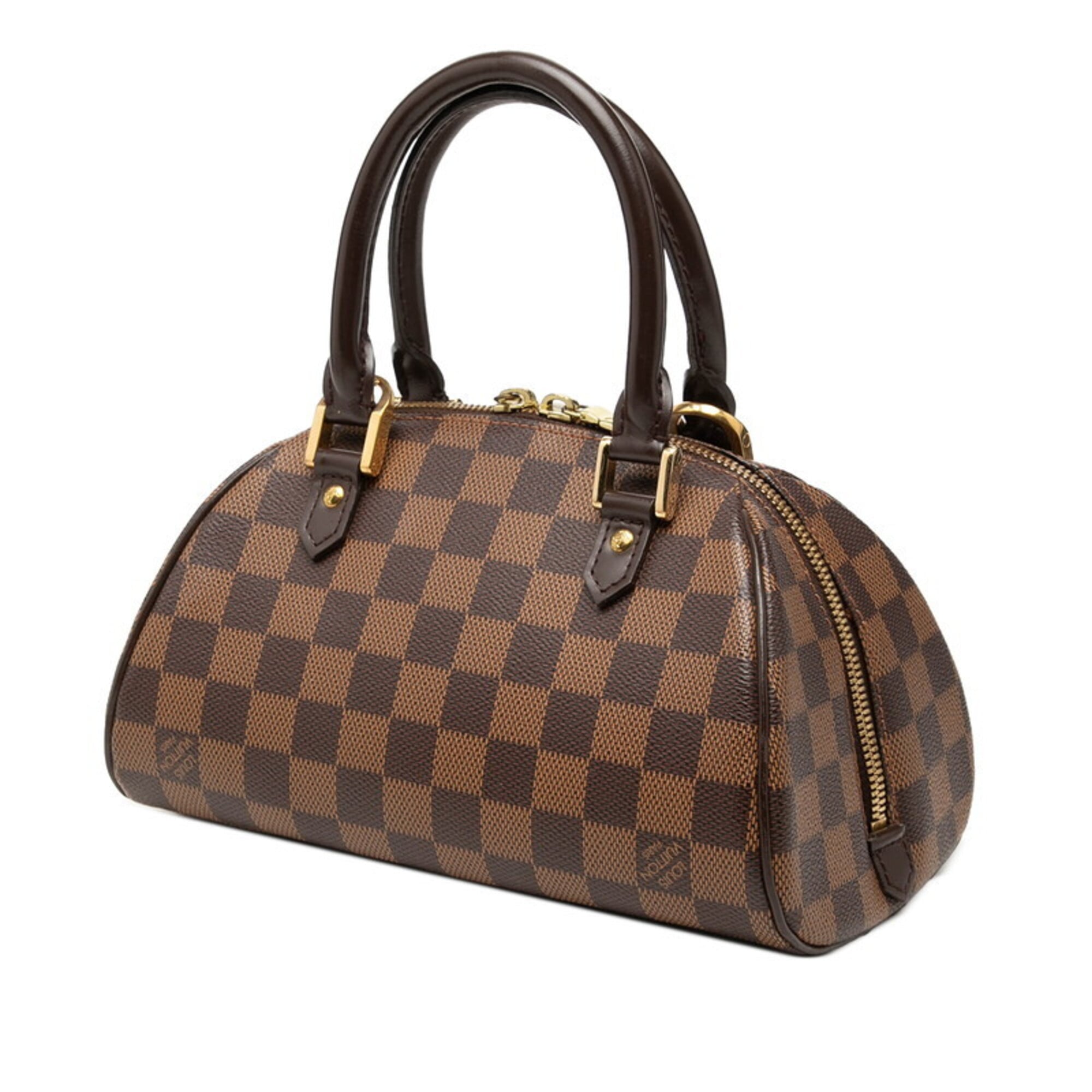 Louis Vuitton Brown Pvc Leather Handbag (Pre-Owned)