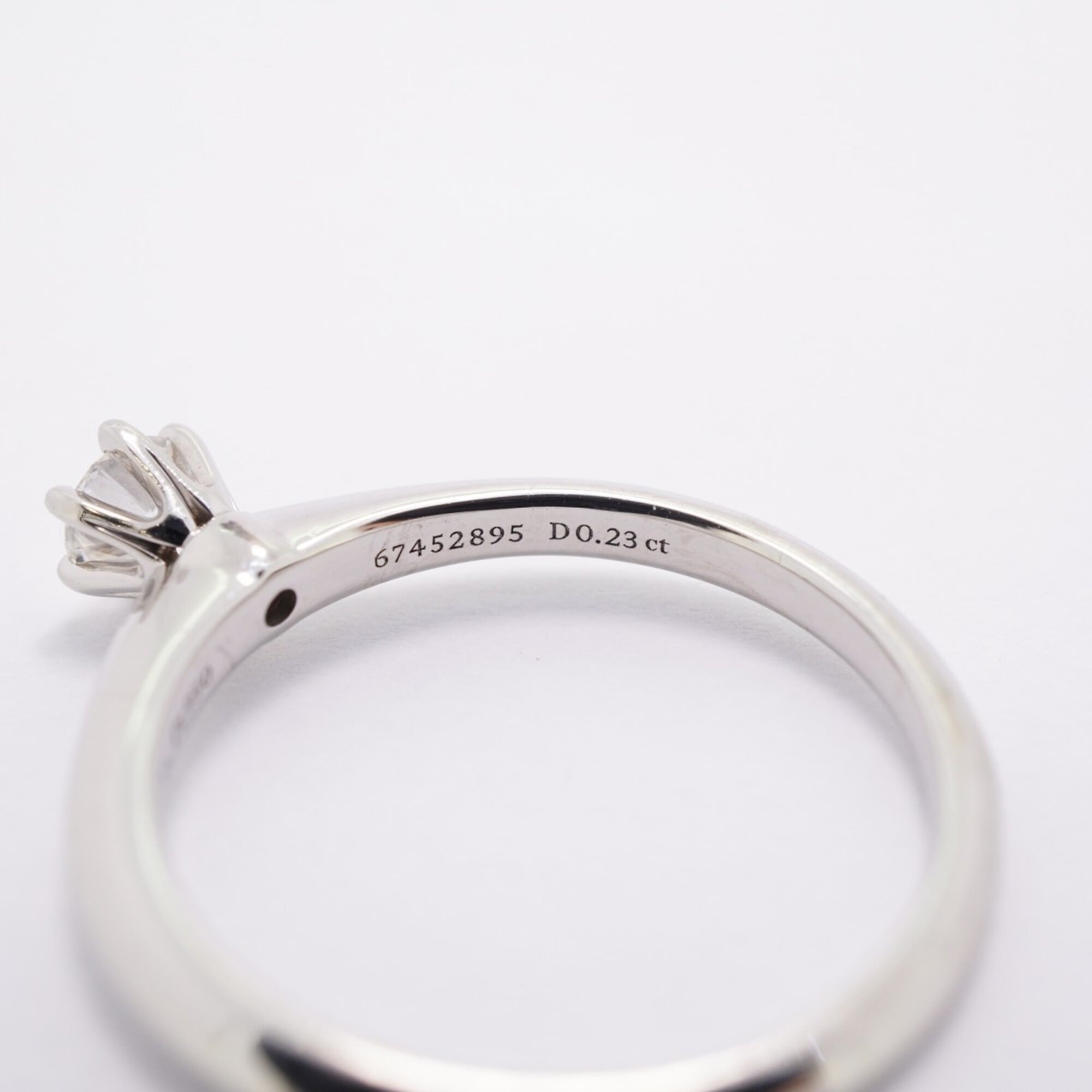 Tiffany Platinum 950 Band Ring (Pre-Owned)