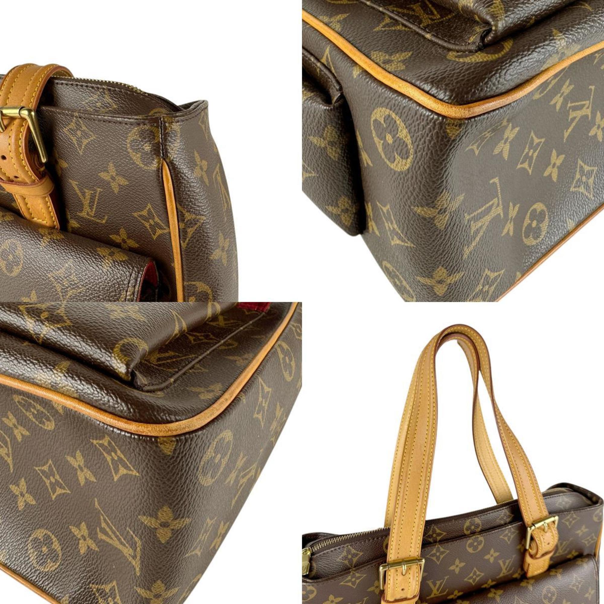 Louis Vuitton Brown Monogram Canvas Handbag (Pre-Owned)