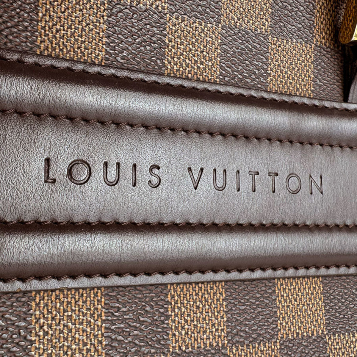Louis Vuitton Damier Canvas Ebene Damier Canvas Handbag (Pre-Owned)