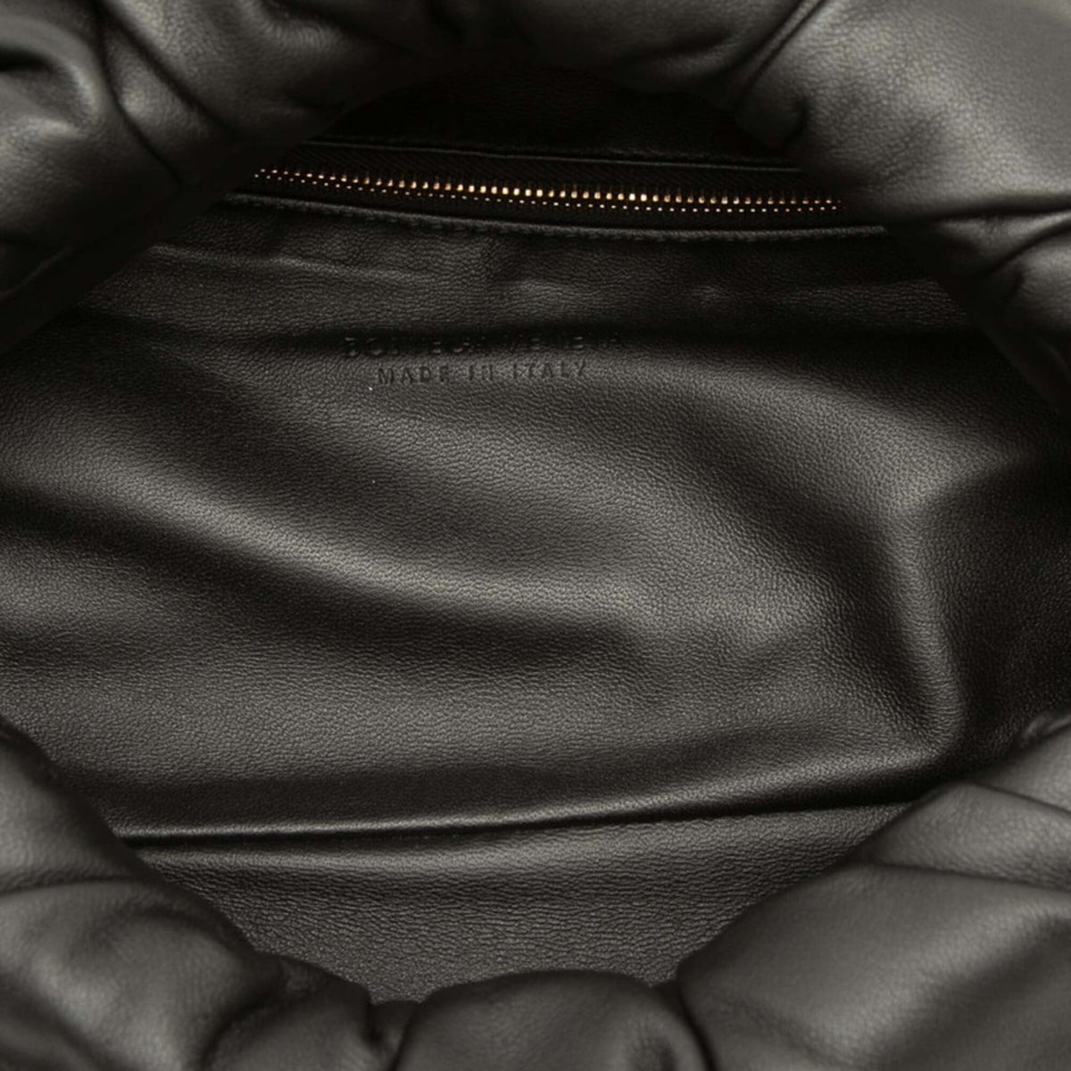 Bottega Veneta Black Leather Fanny Pack Sling Bag (Pre-Owned)