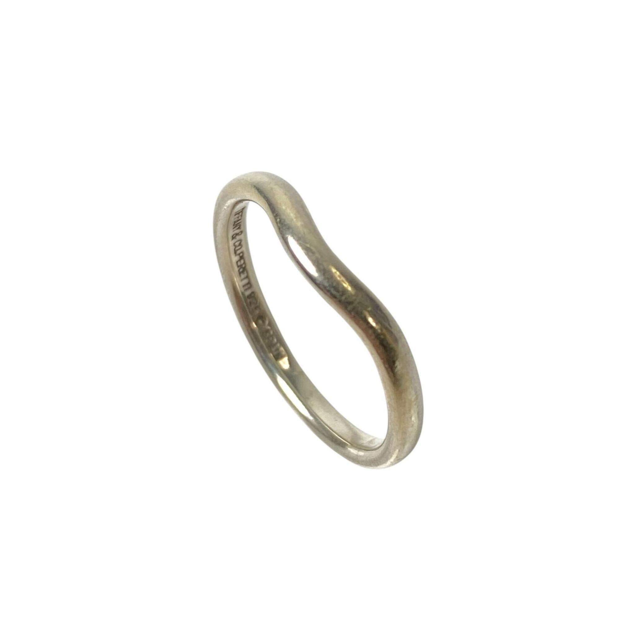 Tiffany Silver Silver 925 Band Ring (Pre-Owned)