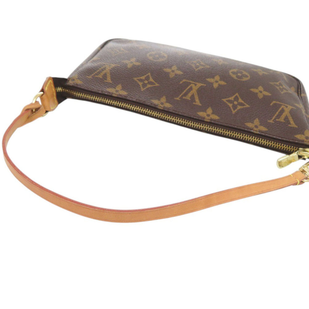 Louis Vuitton Brown Monogram Monogram Handbag Pochette Pouch (Pre-Owned)