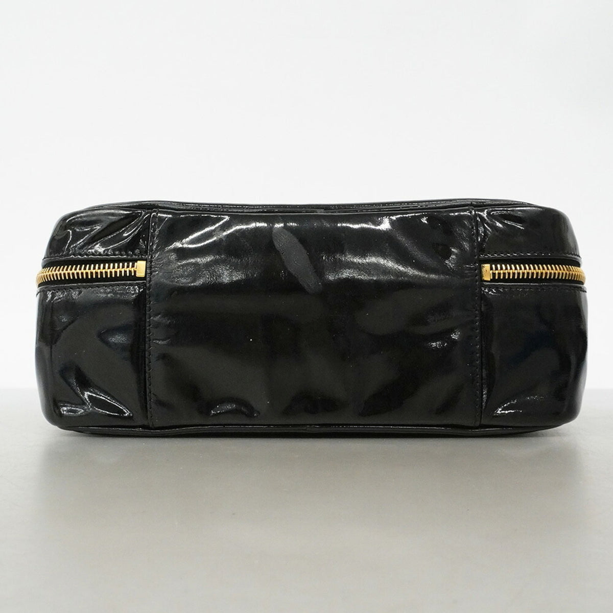 Chanel Black Patent Leather Vanity Bag (Pre-Owned)