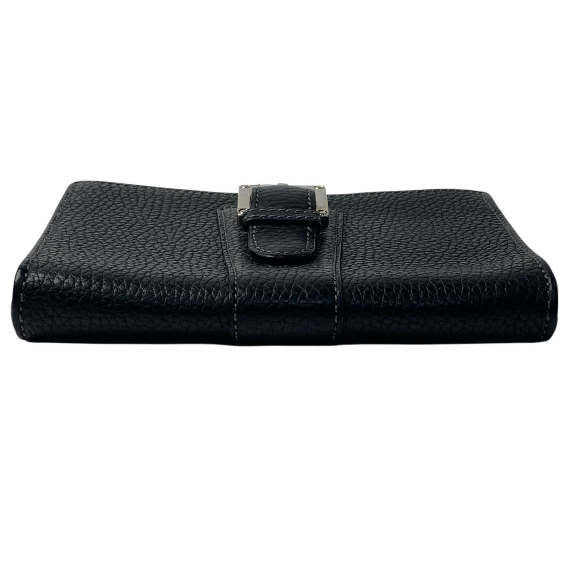 Loewe Black Leather Coin Purse/Coin Case (Pre-Owned)
