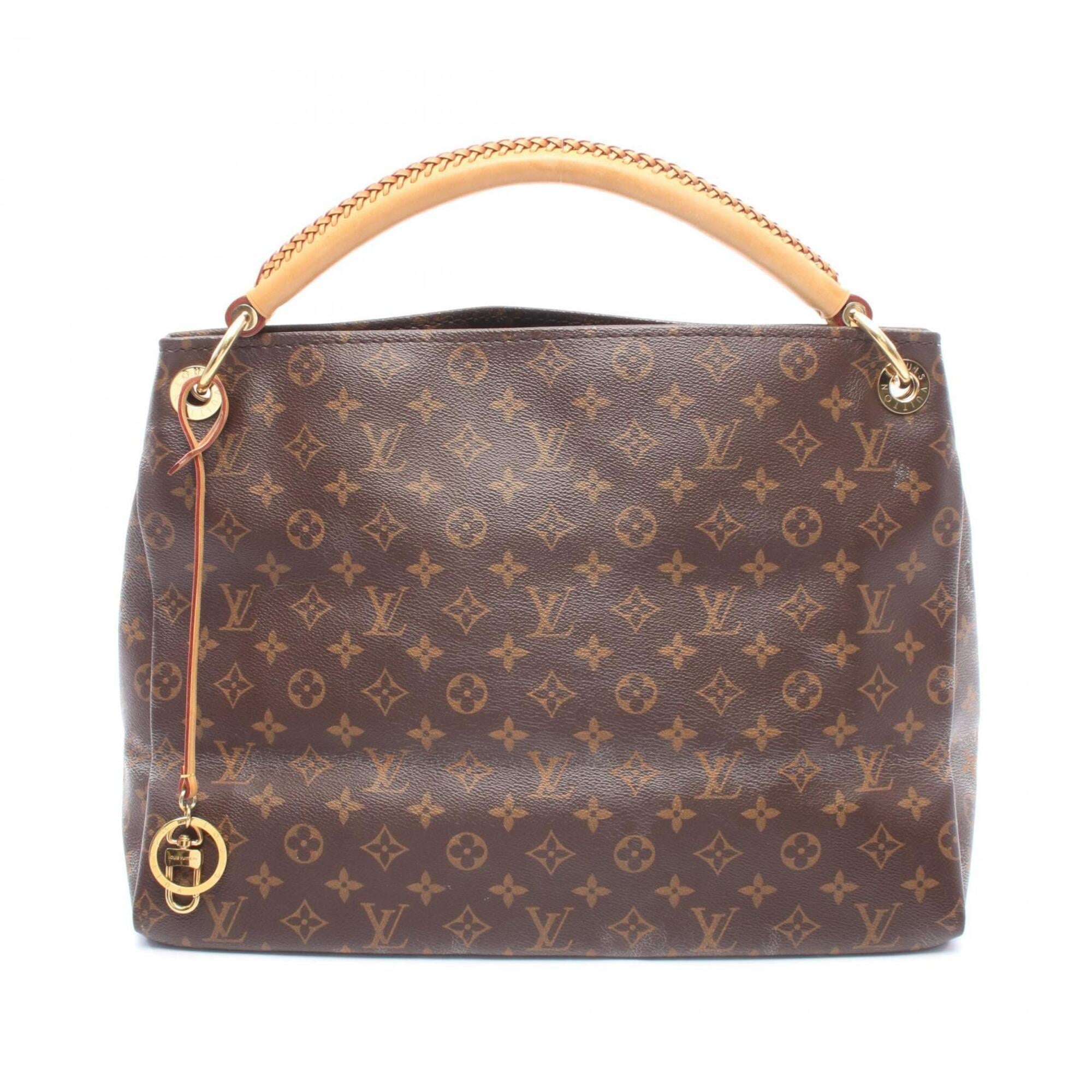 Louis Vuitton Monogram Brown Coated Canvas Leather Shoulder Bag (Pre-Owned)