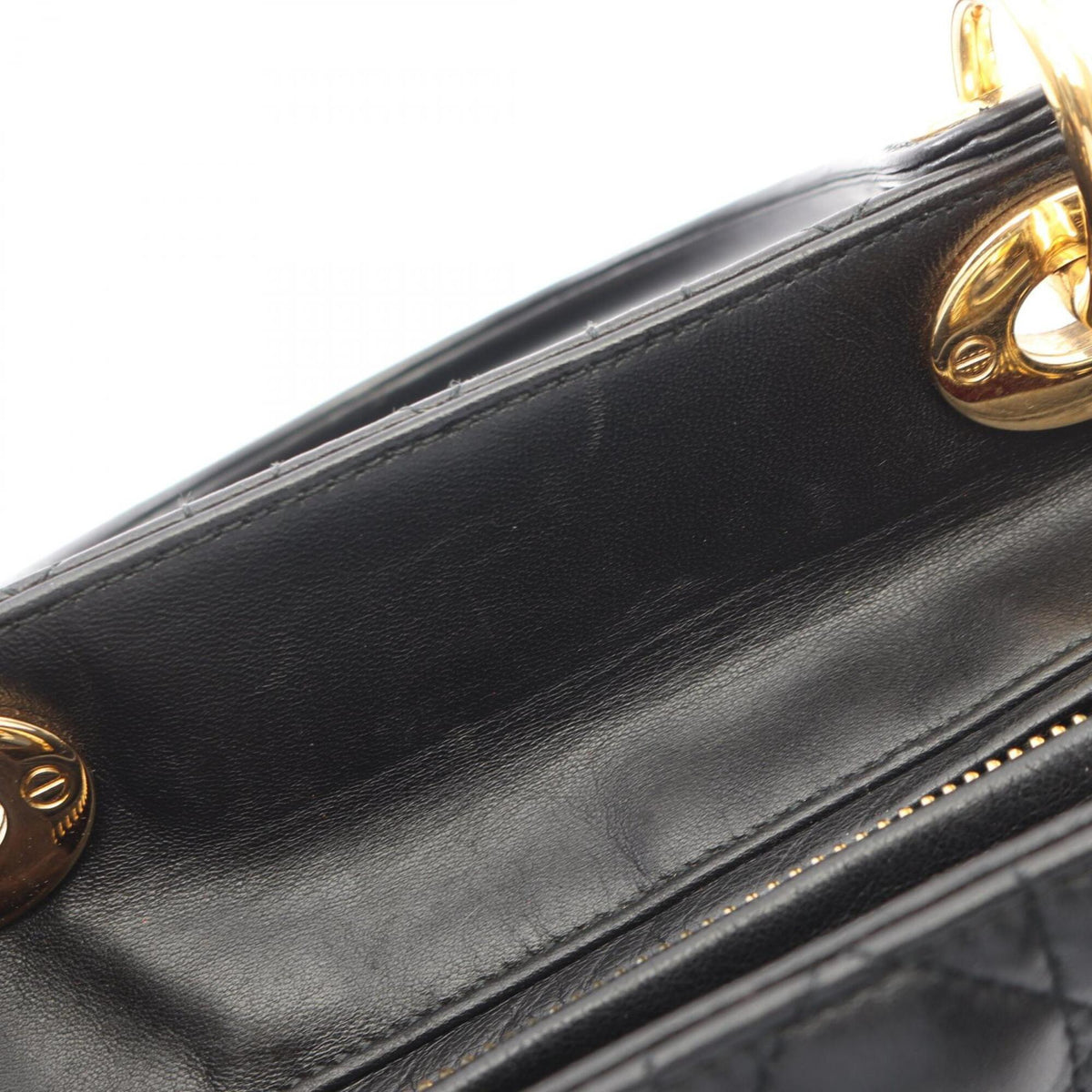 Christian Dior Black Leather Handbag (Pre-Owned)