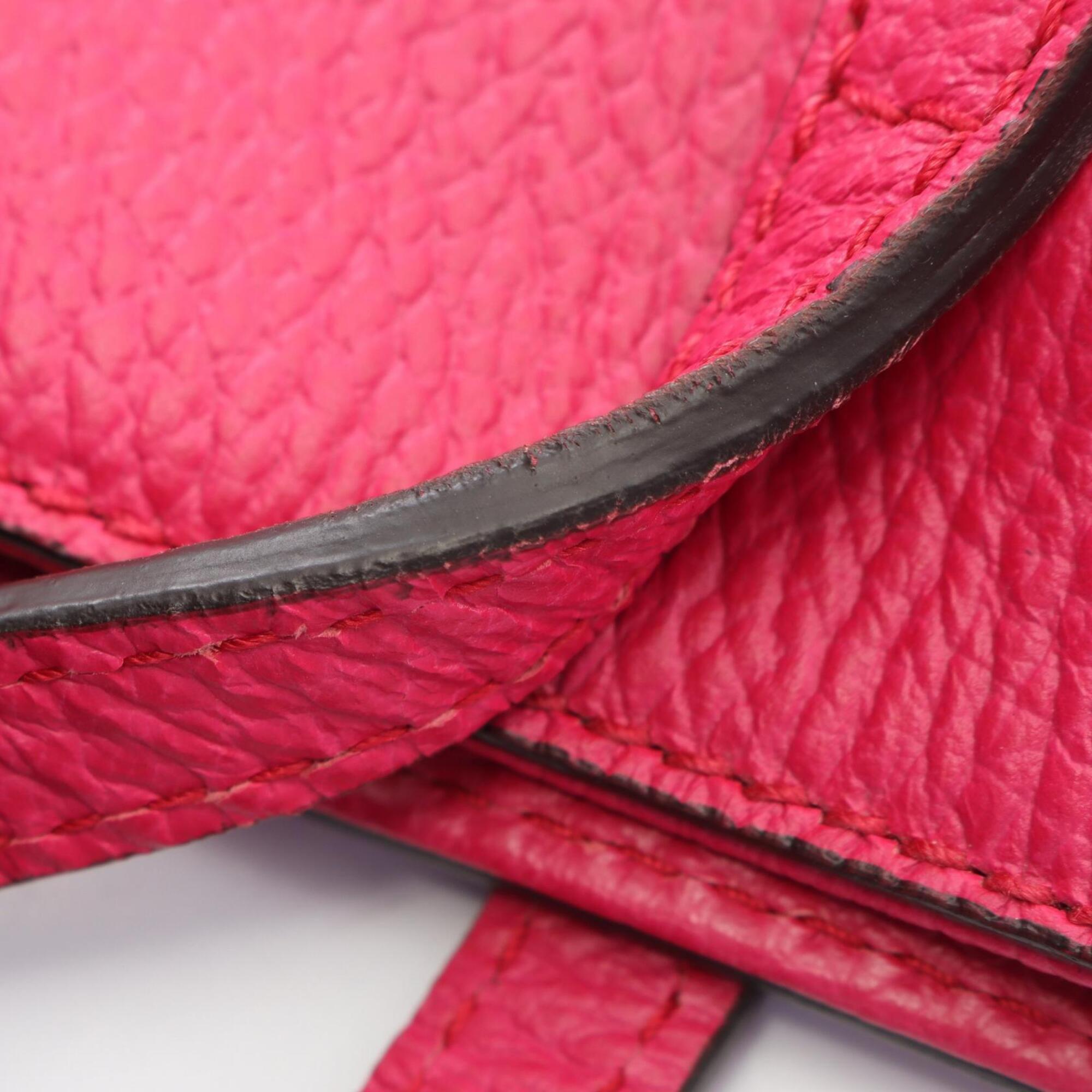 Gucci Pink Leather Handbag Tote Bag (Pre-Owned)