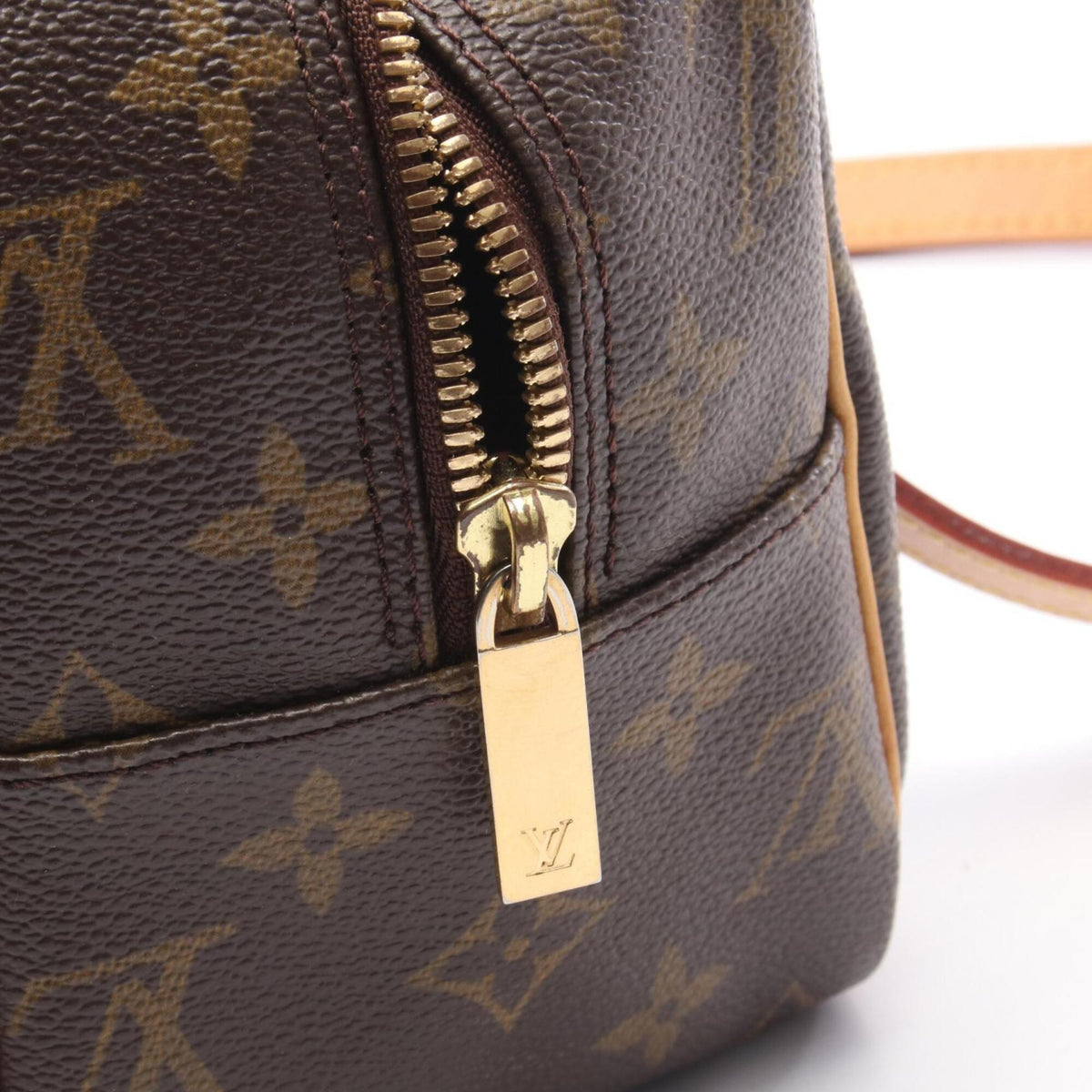 Louis Vuitton Brown Monogram Monogram Leather Handbag Shoulder Bag (Pre-Owned)