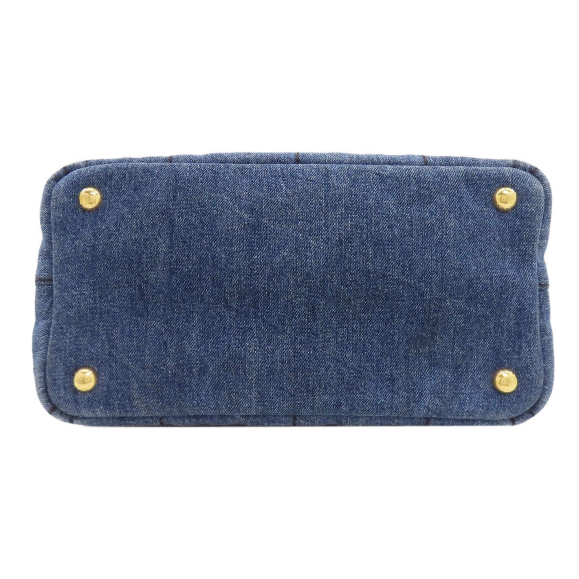Prada Blue Denim Handbag (Pre-Owned)