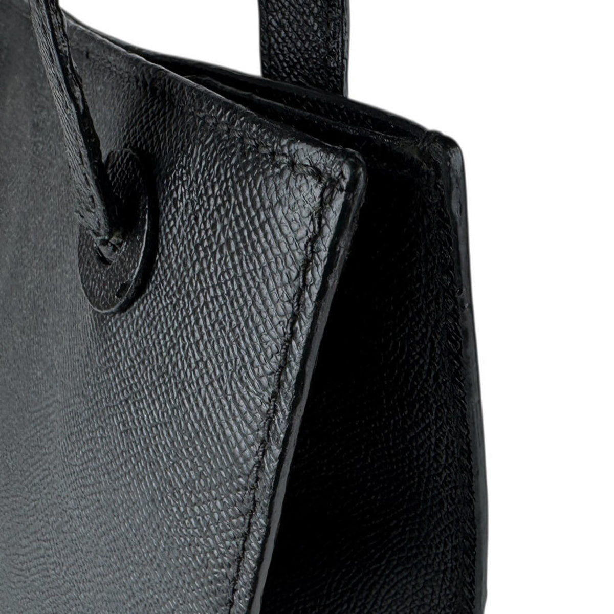 Chanel Black Leather Shoulder Bag Tote Bag (Pre-Owned)