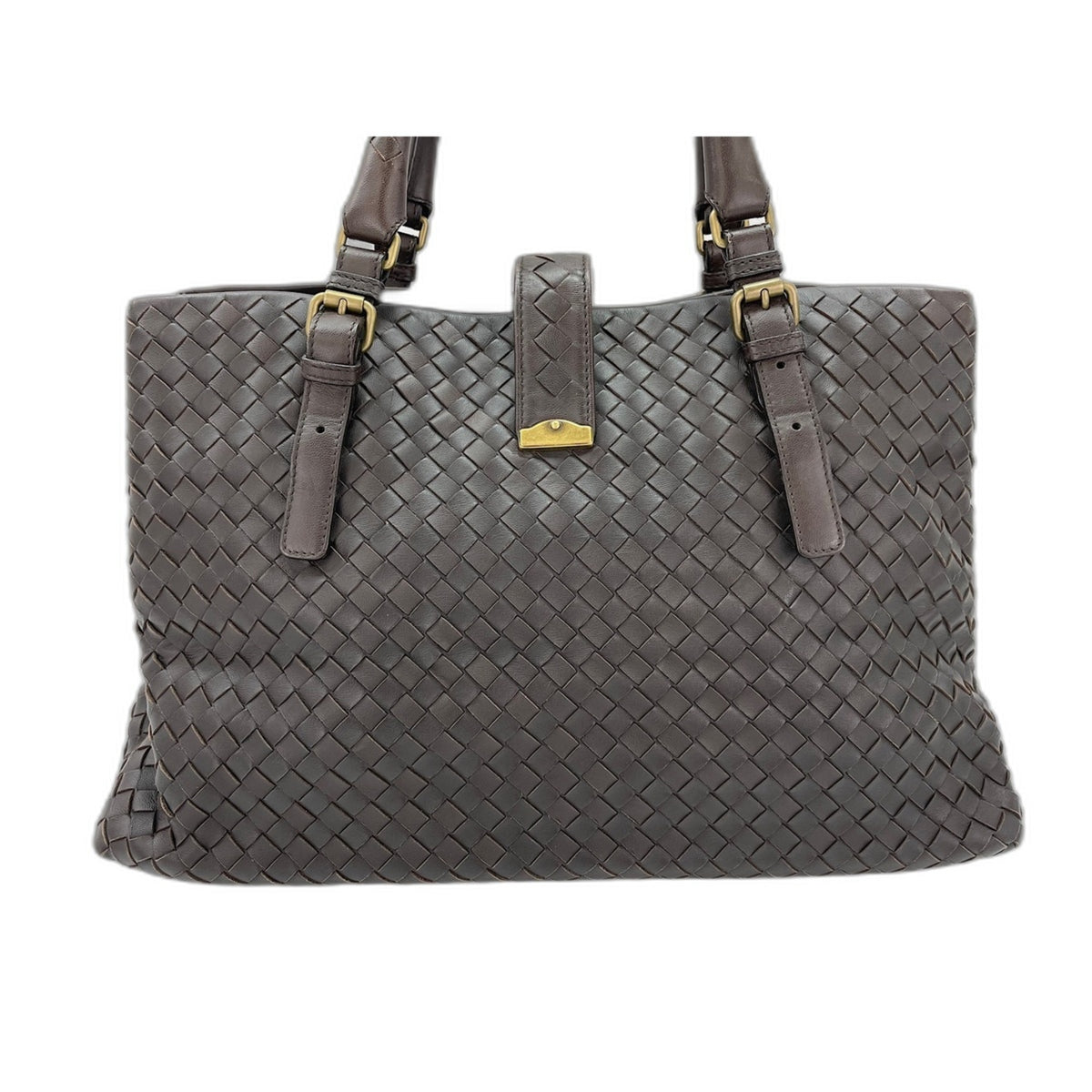 Bottega Veneta Brown Leather Tote Bag (Pre-Owned)