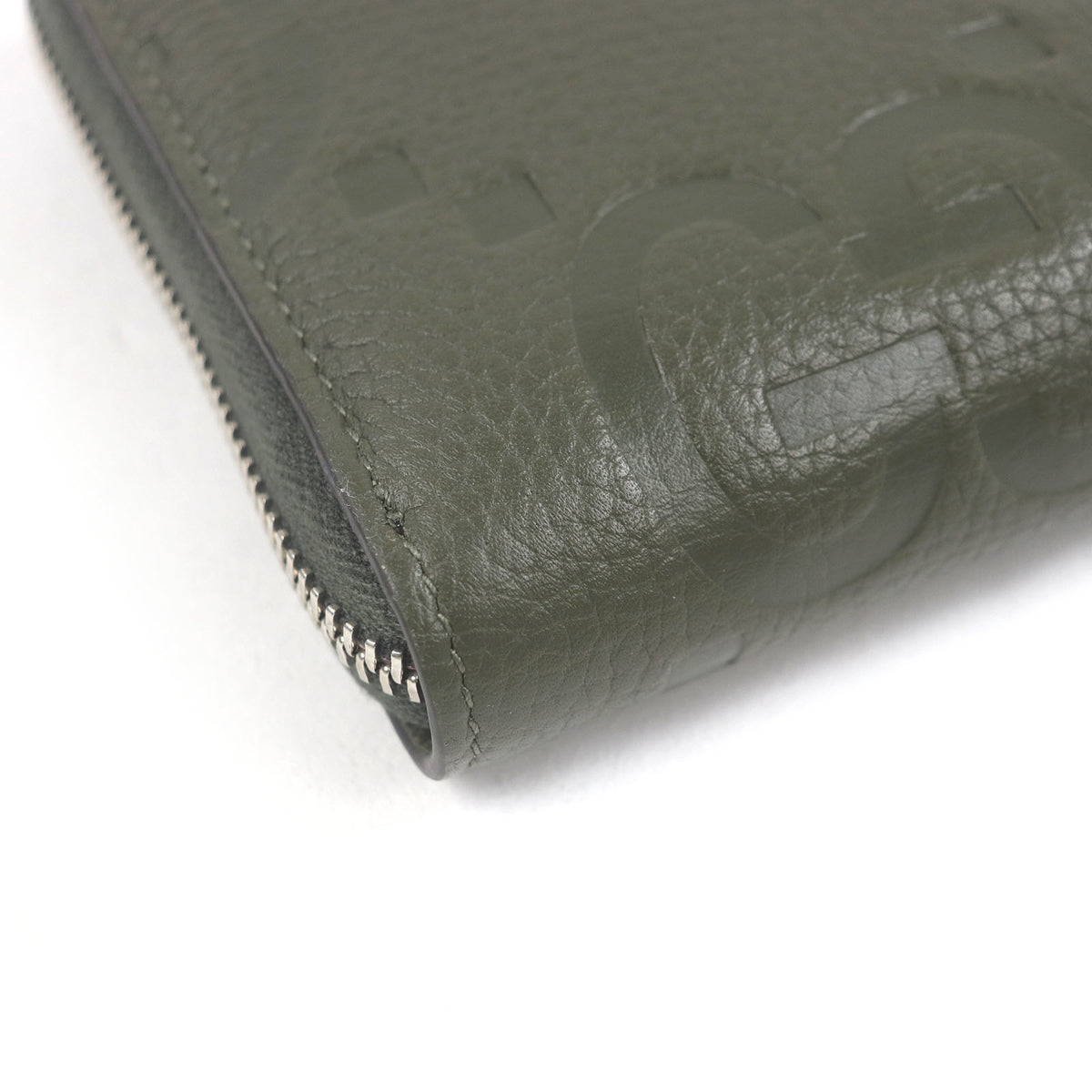Gucci Khaki Leather Long Wallet (Bi-Fold) (Pre-Owned)