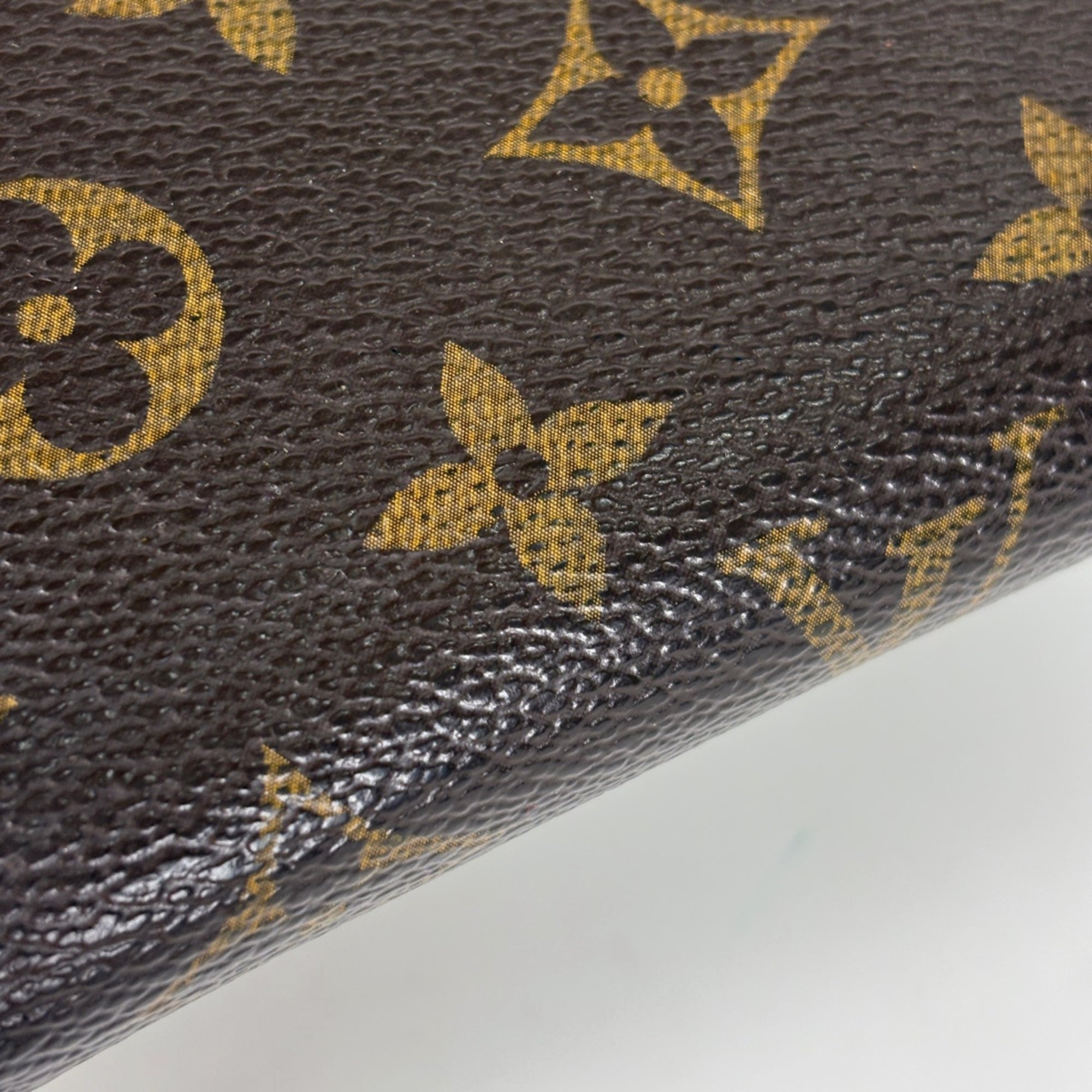 Louis Vuitton Monogram Brown Monogram Long Wallet (Bi-Fold) (Pre-Owned)