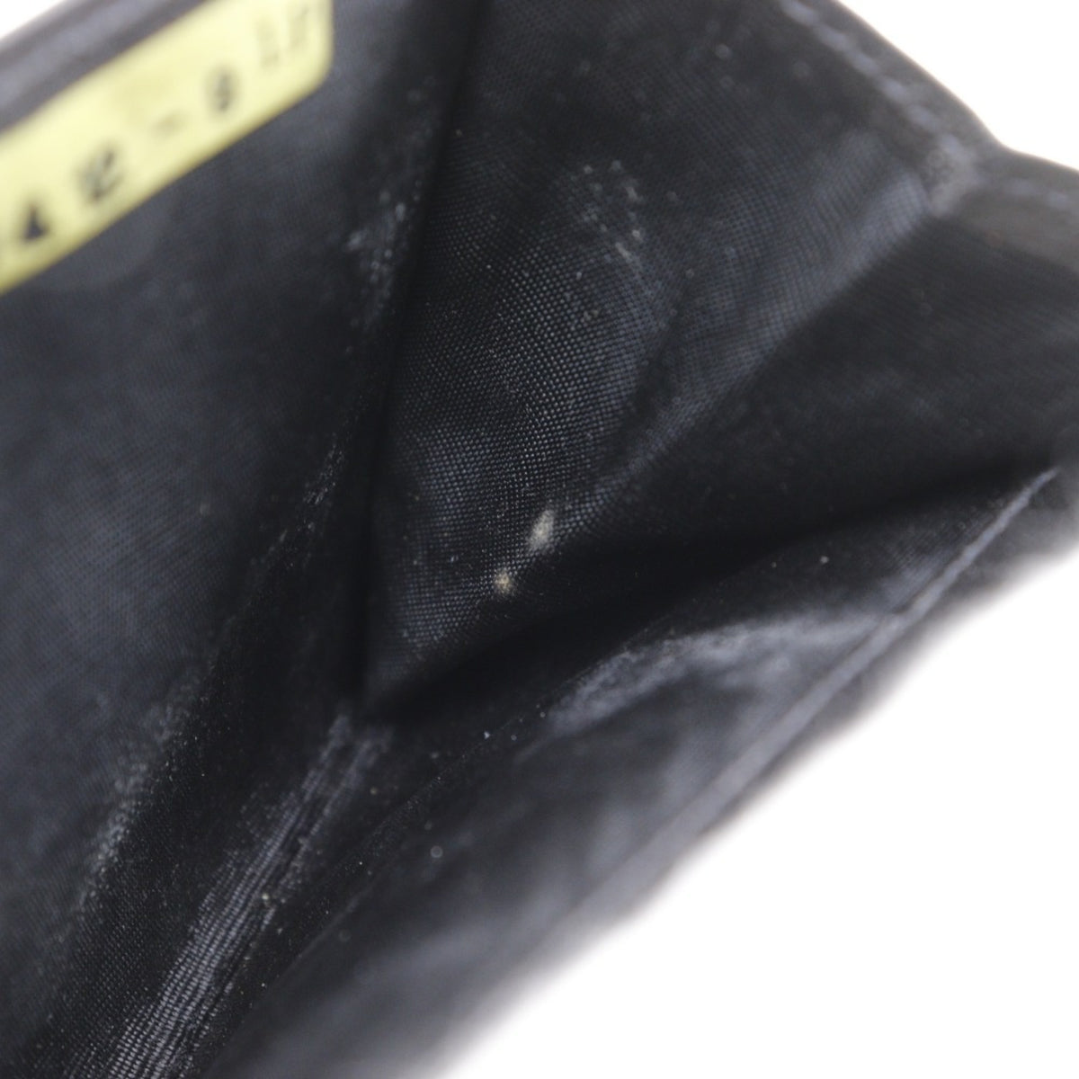 Chanel Black Leather Coin Purse/Coin Case (Pre-Owned)