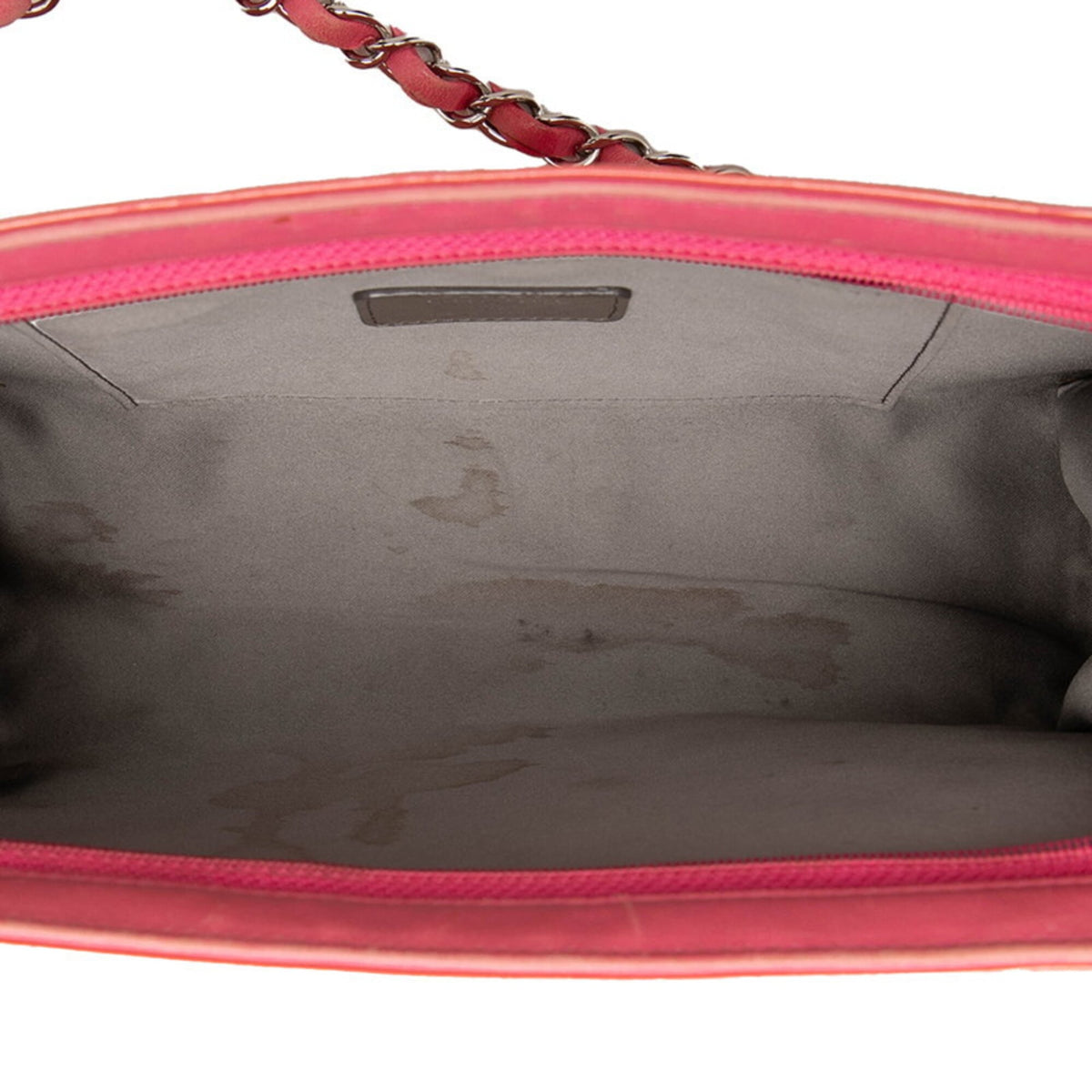Chanel Pink Leather Leather Handbag Shoulder Bag (Pre-Owned)