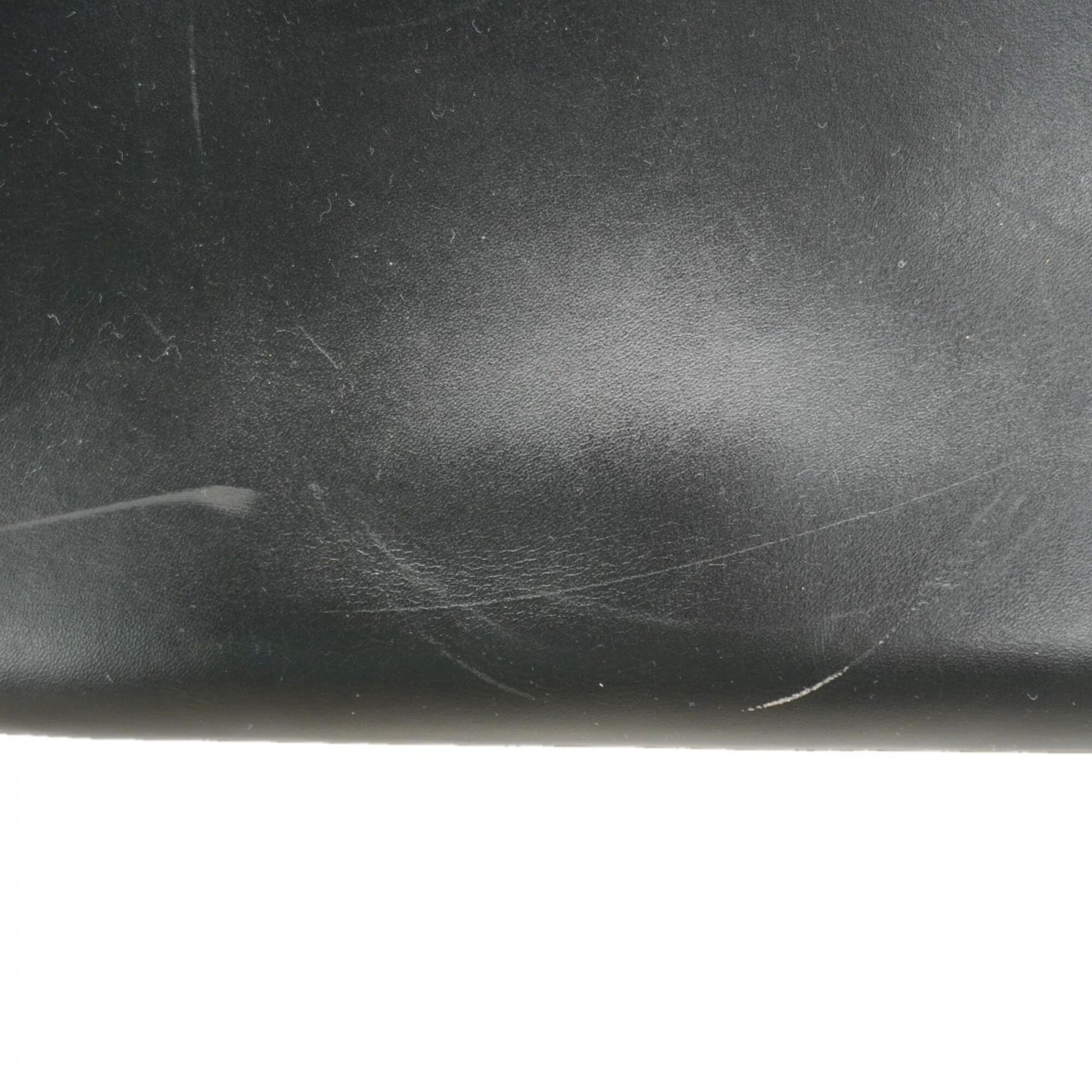 Hermes Black Box Calf Leather Handbag (Pre-Owned)