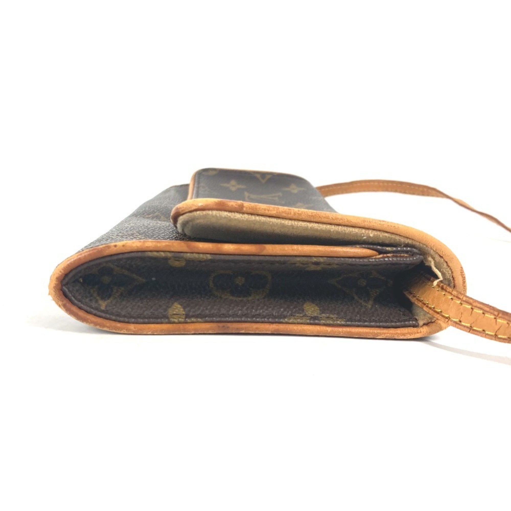 Louis Vuitton Brown Monogram Monogram Clutch Bag Pochette Shoulder Bag (Pre-Owned)