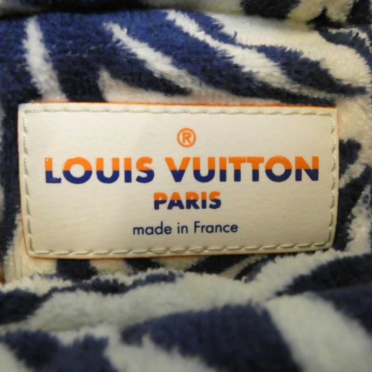 Louis Vuitton Orange Jacquard Handbag (Pre-Owned)