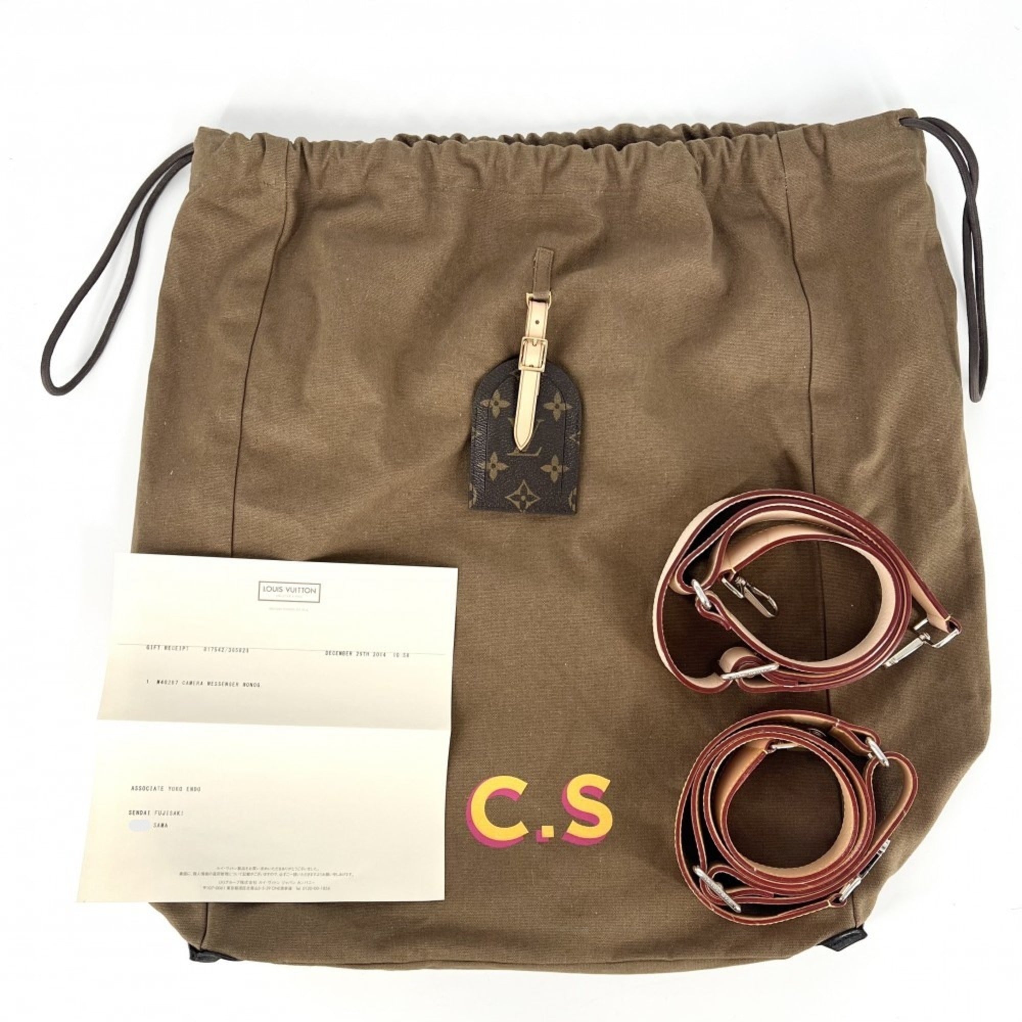 Louis Vuitton Brown Monogram Canvas Handbag Shoulder Bag (Pre-Owned)