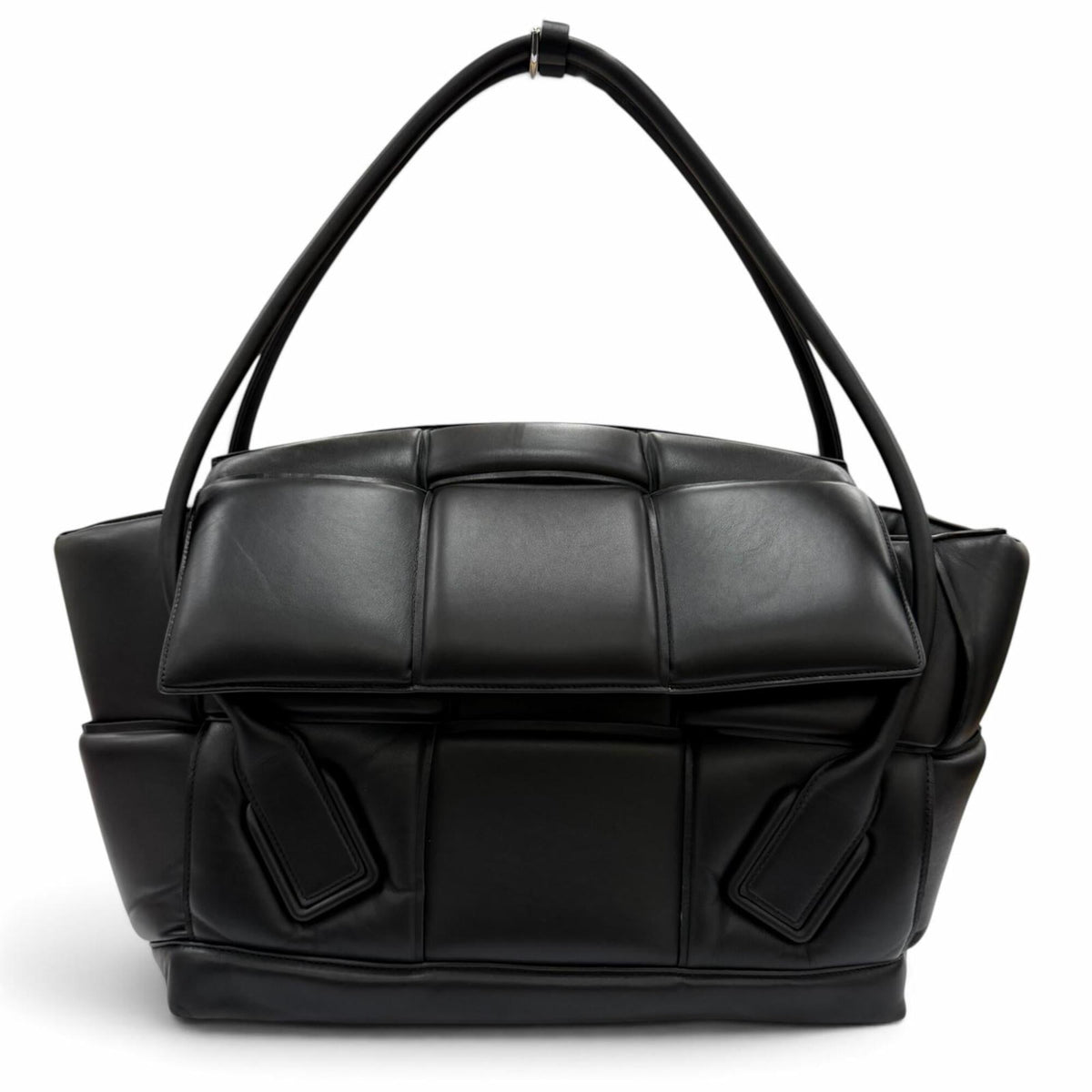 Bottega Veneta Black Leather Handbag (Pre-Owned)
