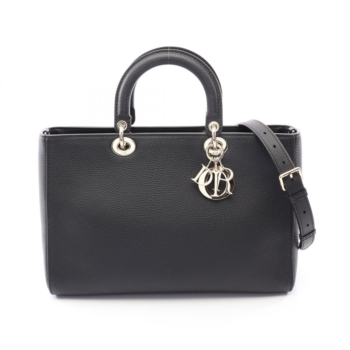 Christian Dior Black Leather Handbag (Pre-Owned)