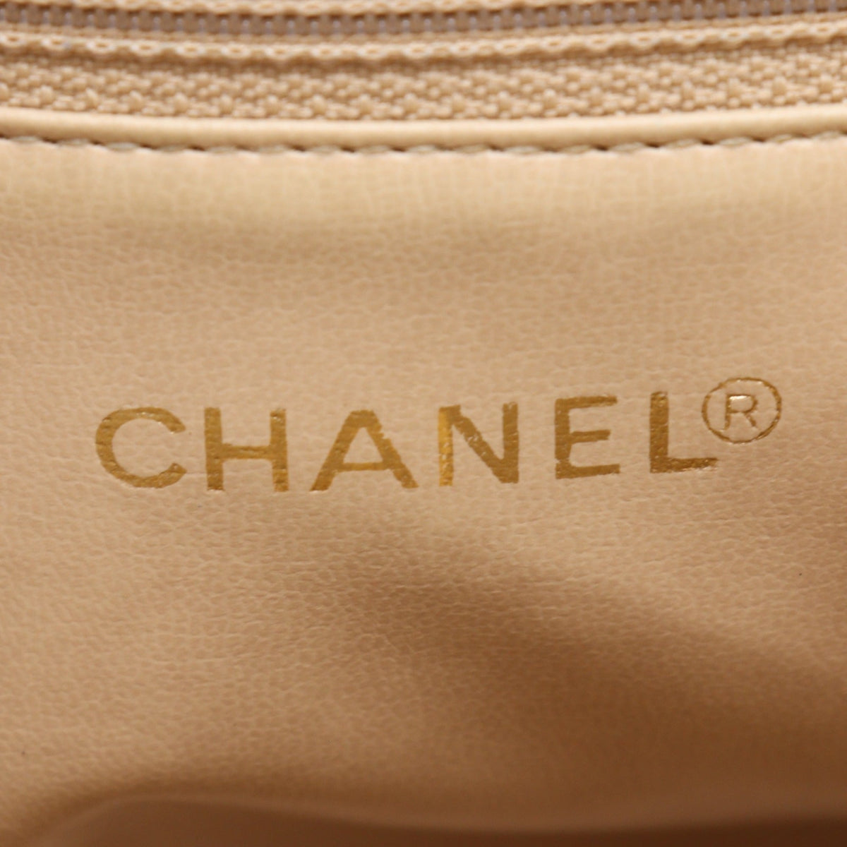 Chanel Blue Grained Calfskin Tote Bag (Pre-Owned)