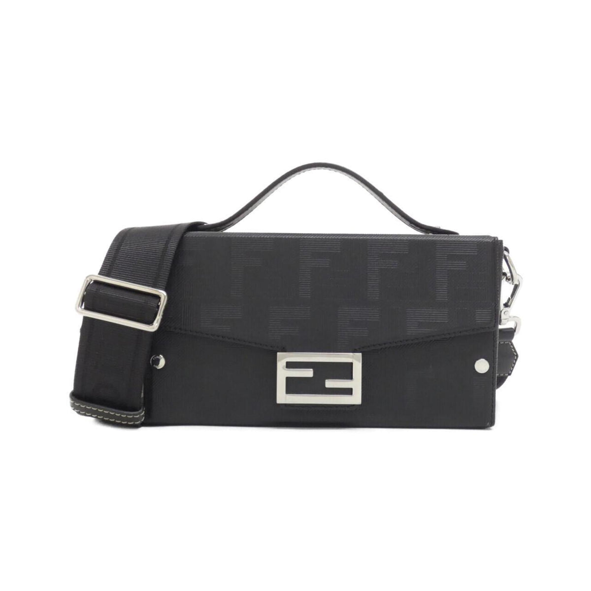 Fendi Black Leather Handbag (Pre-Owned)
