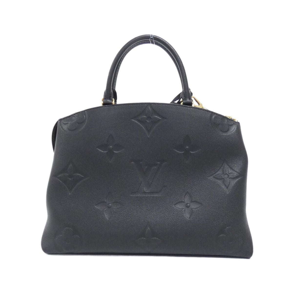Louis Vuitton Black Leather Handbag (Pre-Owned)