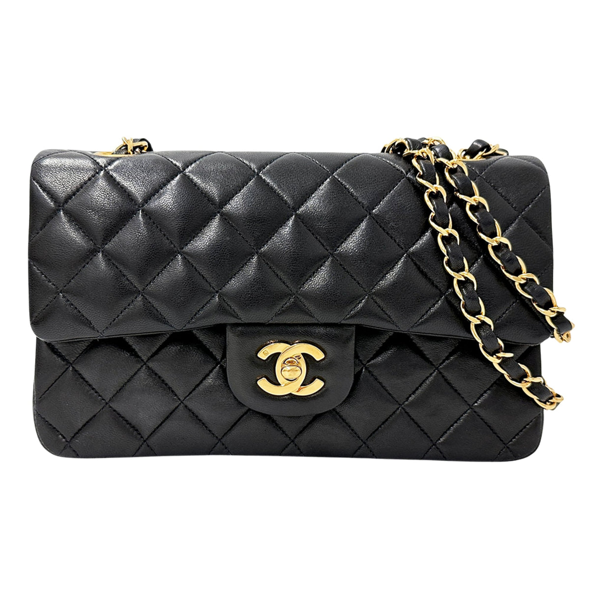 Chanel Black Handbag Shoulder Bag (Pre-Owned)