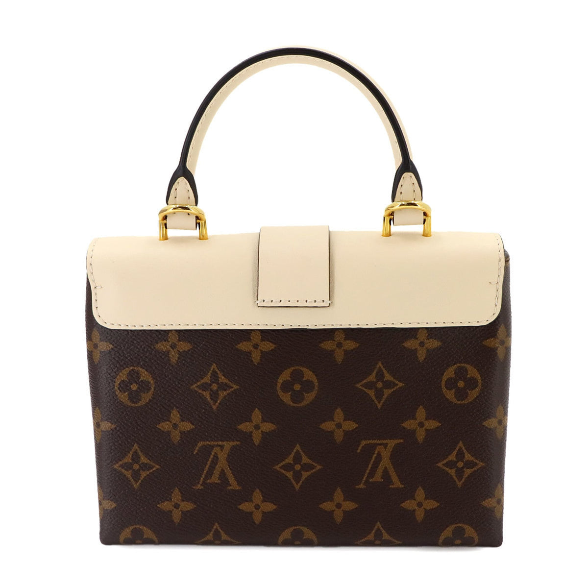 Louis Vuitton Monogram Monogram Canvas Leather Handbag (Pre-Owned)