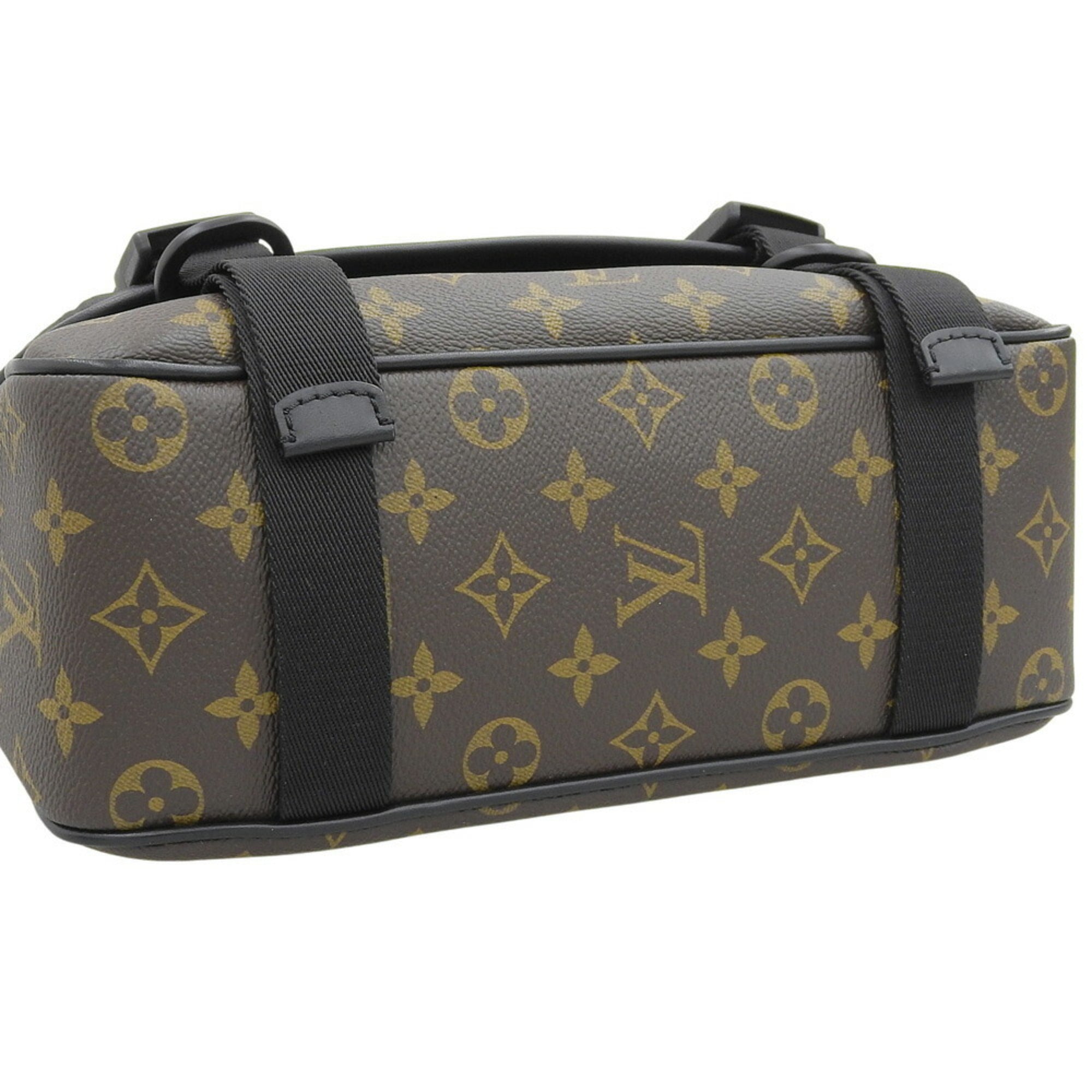 Louis Vuitton Monogram Macassar Black Monogram Macassar Pvc Leather Shoulder Bag (Pre-Owned)
